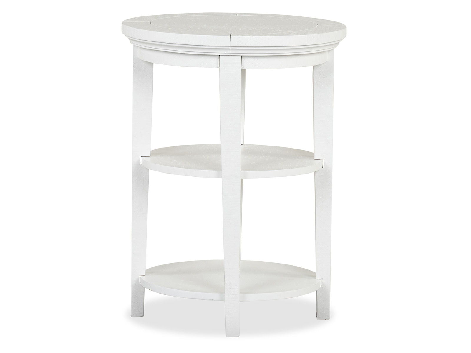 Heron Cove - Round Accent End Table - Chalk White - Image 2