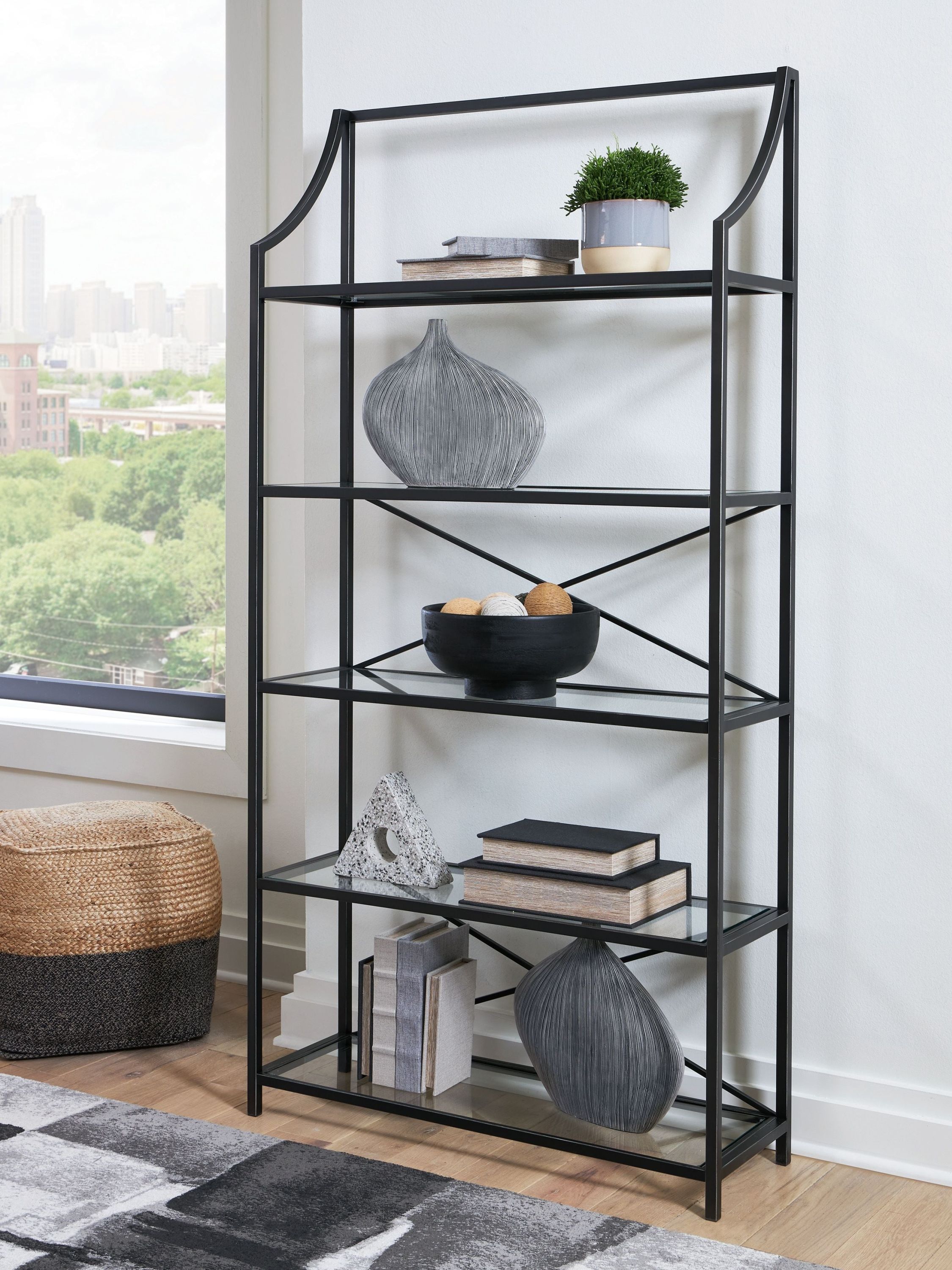 Dakerwell - Bookcase - Antique Black - Image 3
