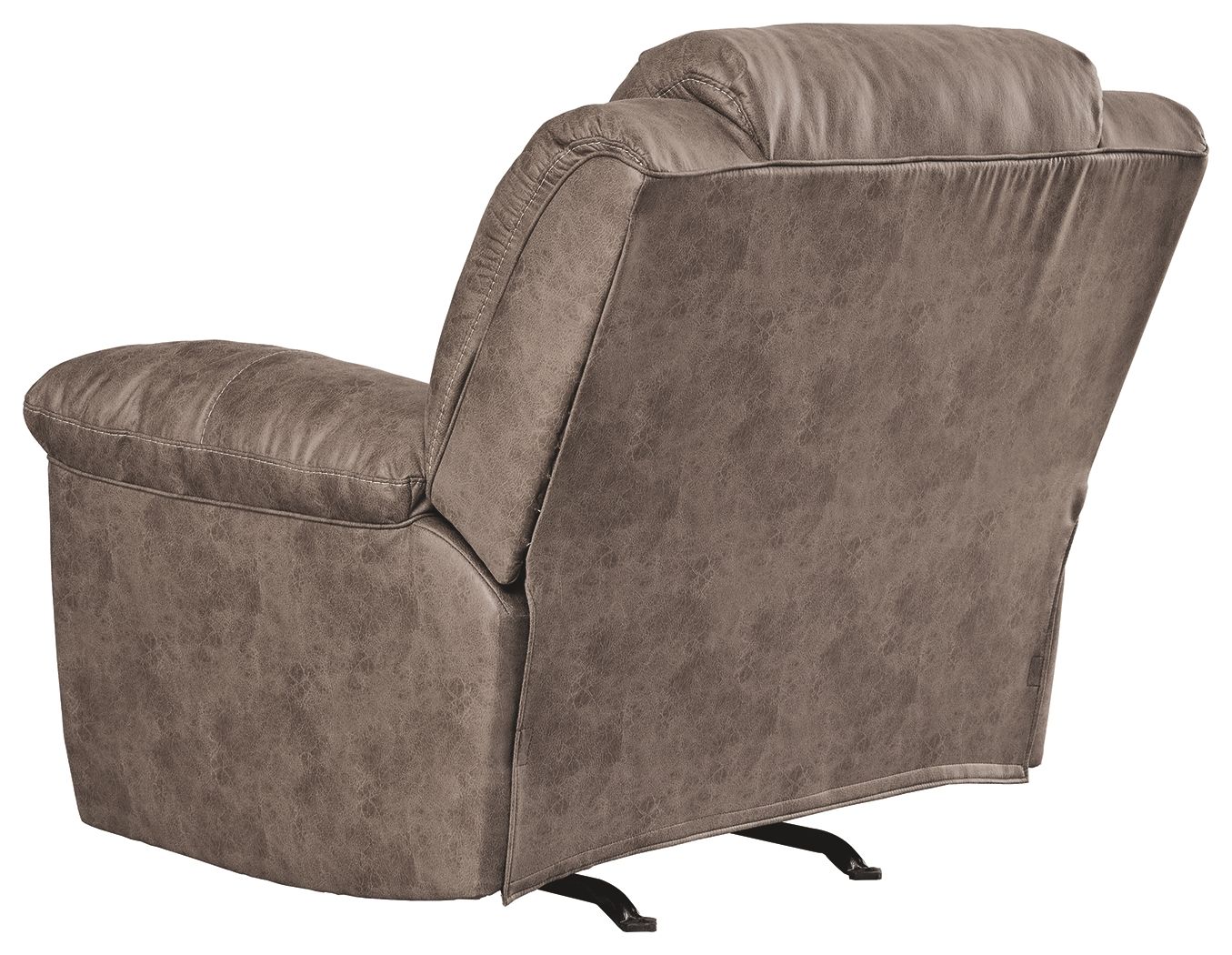 Stoneland - Power Rocker Recliner - Faux Leather - Fossil - Image 3