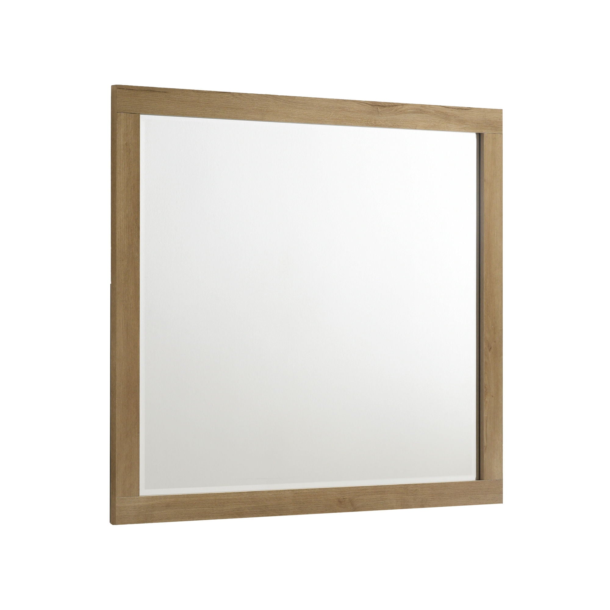 Vega – Mirror – Natural Oak Melamine