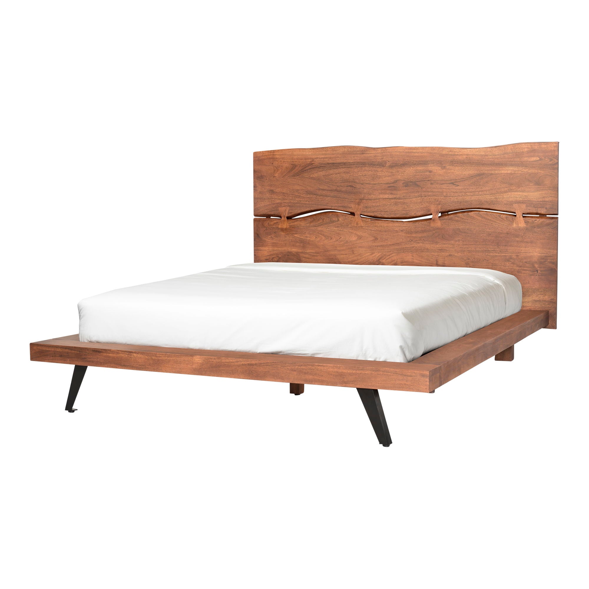 Madagascar - King Platform Bed - Light Brown - Image 3