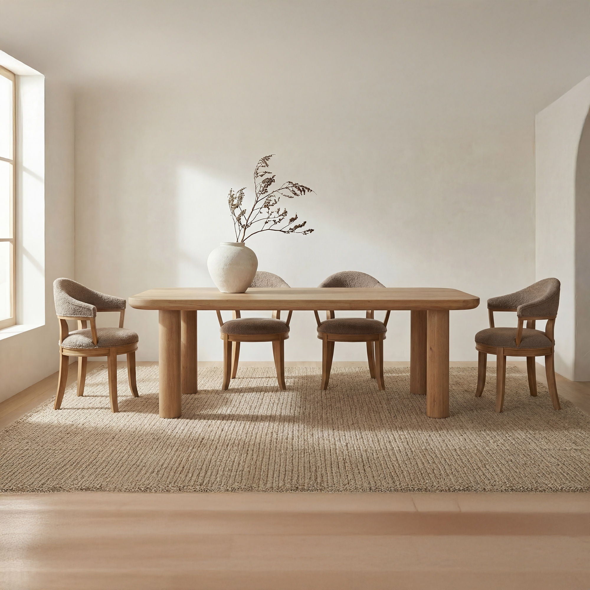 Anders - Large Dining Table - Natural - Image 3
