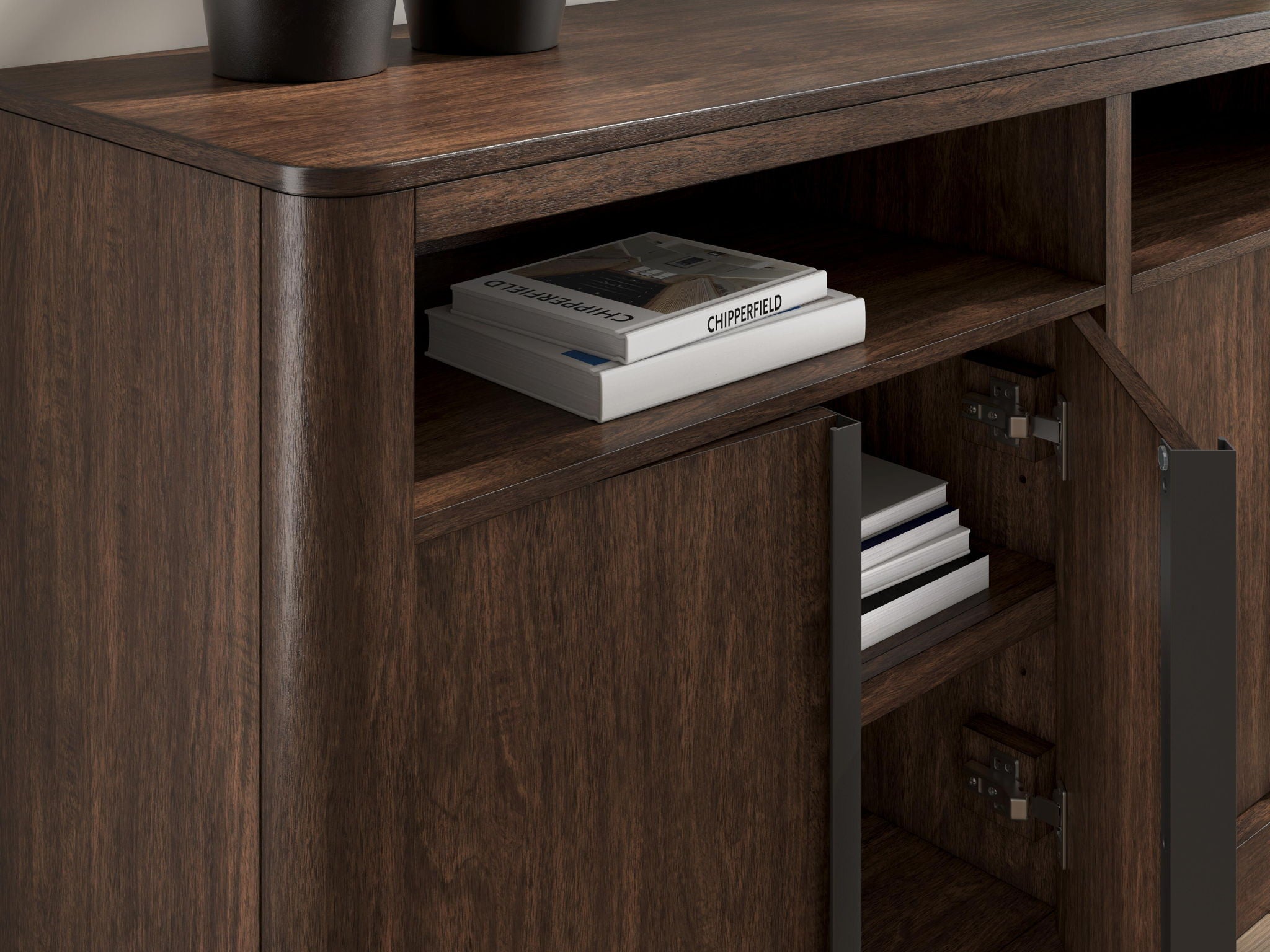 Dilenno - Dining Room Server - Dark Brown - Image 3