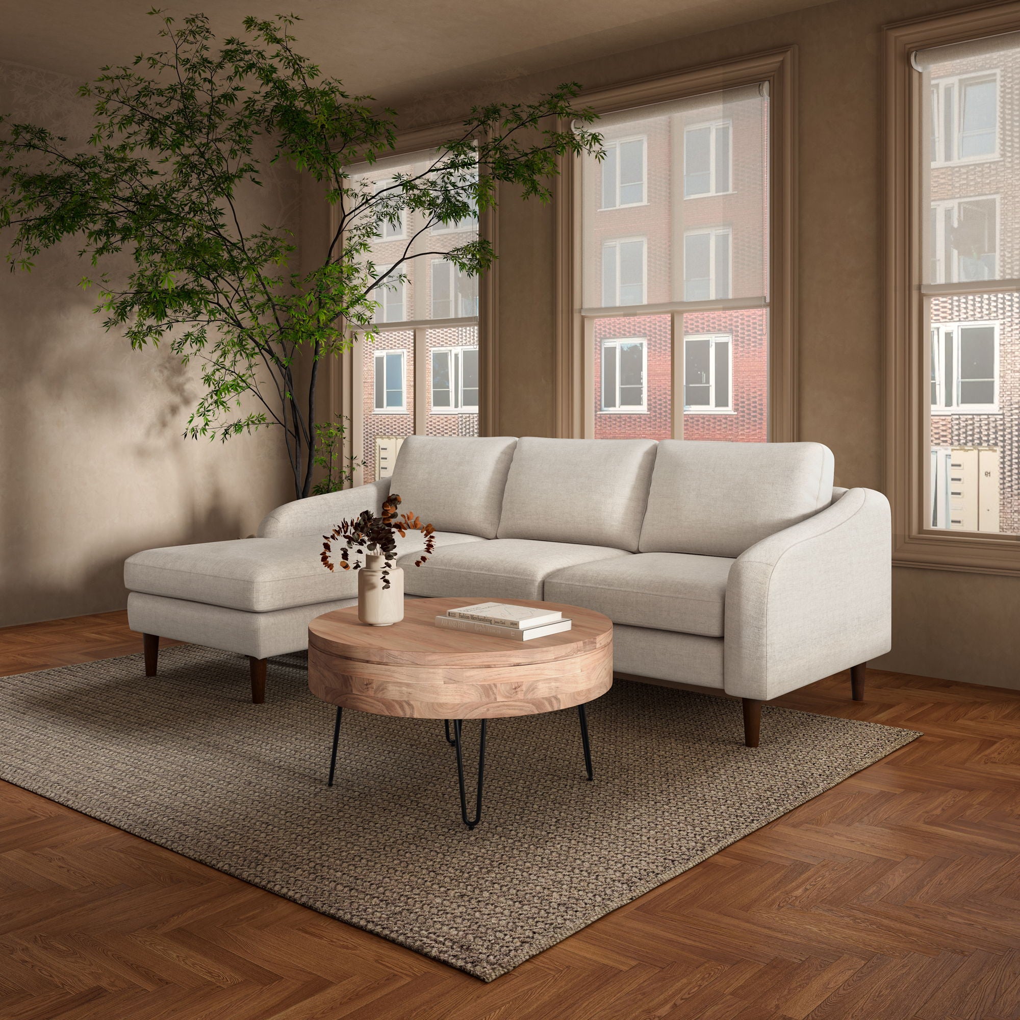 Quinn - Sectional - Oatmeal - Image 3