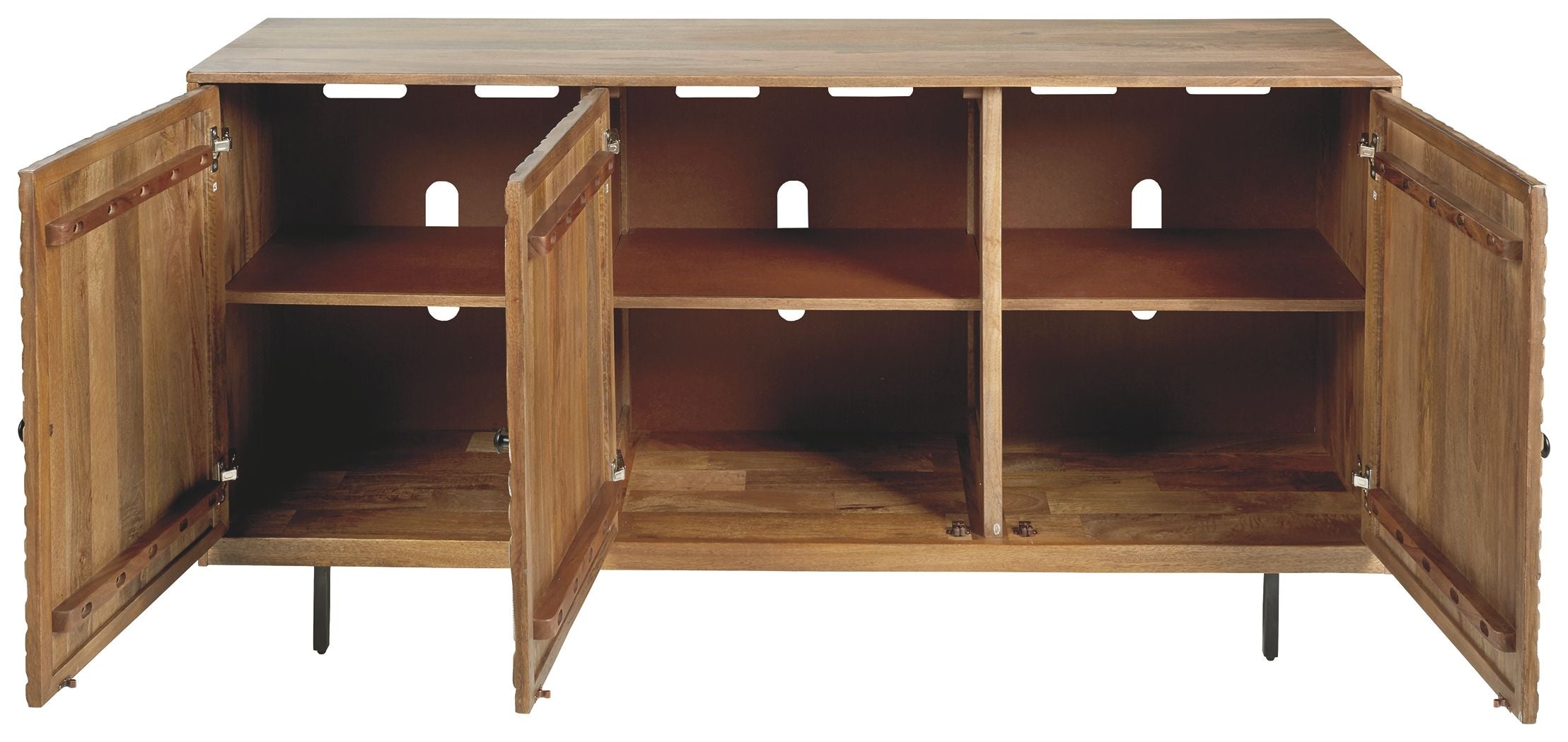Kerrings - Accent Cabinet - Brown / Black / White - Image 3