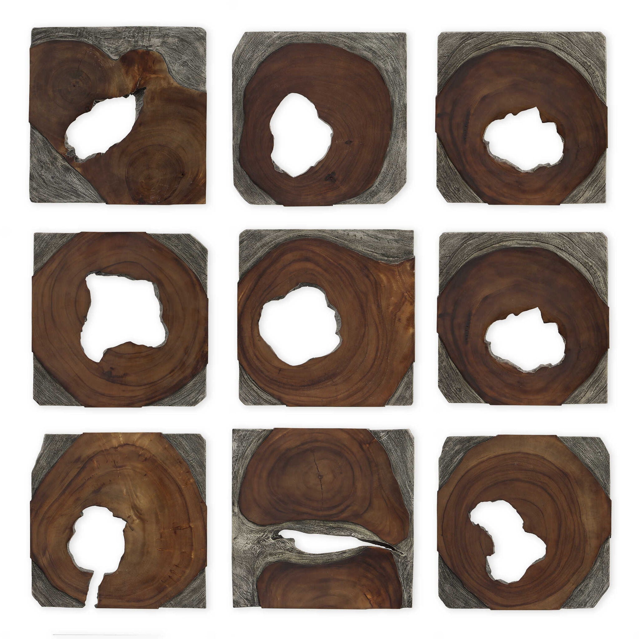 Jungle - Wood Paneled Wall Art (Set of 9) - Image 2