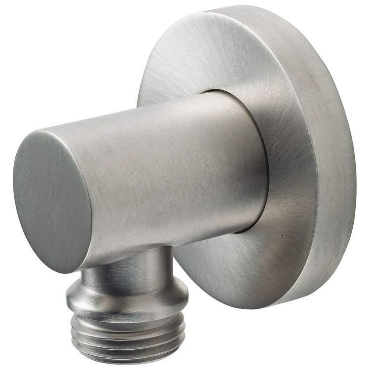 Contemporary Supply Elbow with Round Base - Polished Chrome - Image 1