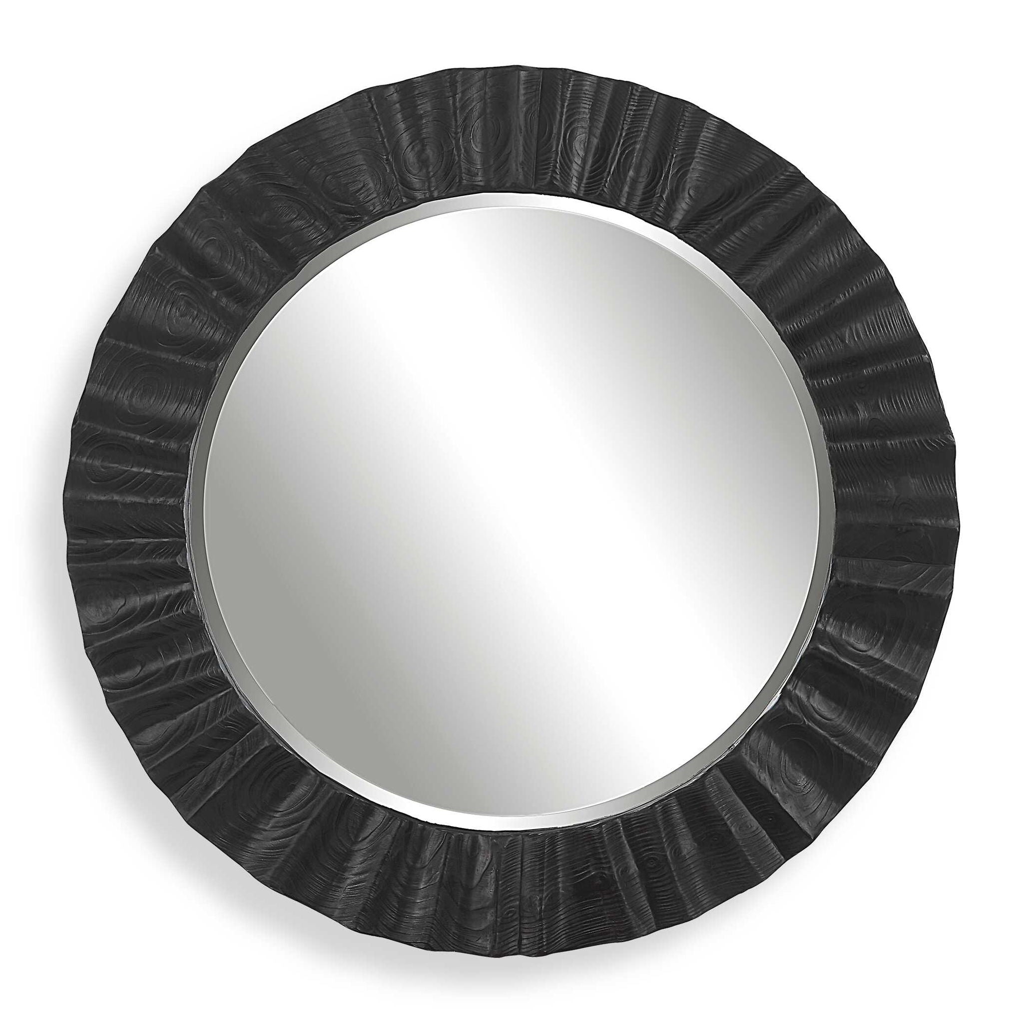 Caribou - Round Mirror - Black - Image 1