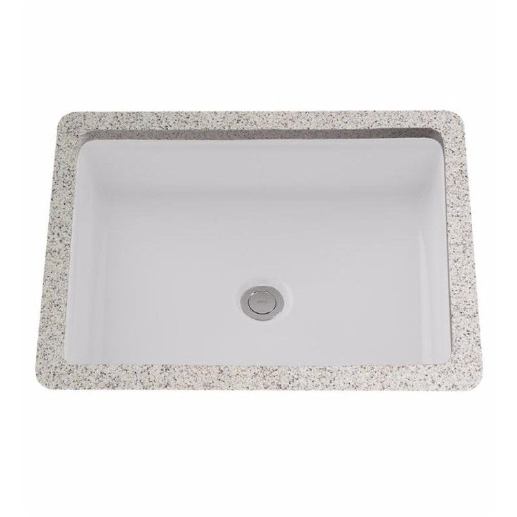 Lavatory Sink Atherton Undercounter 21-3/8 x 16-3/8 Inch Rectangle ADA Cotton - Image 1