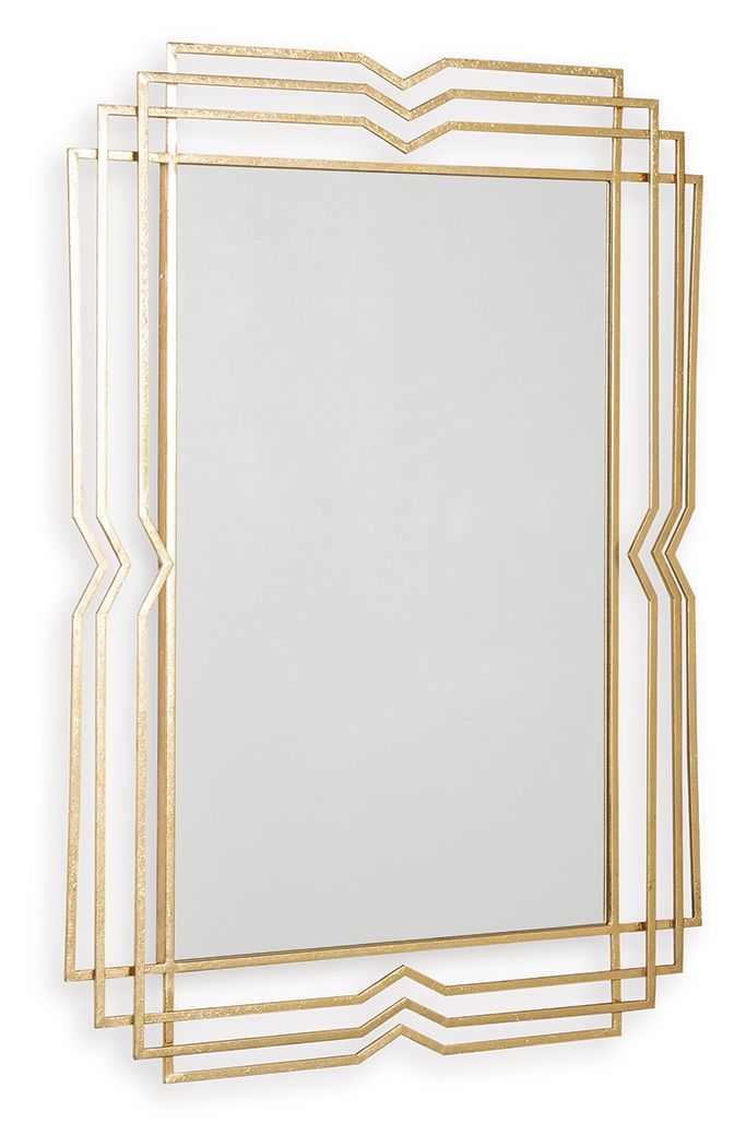 Claybrook - Accent Mirror - Gold Finish - Image 2