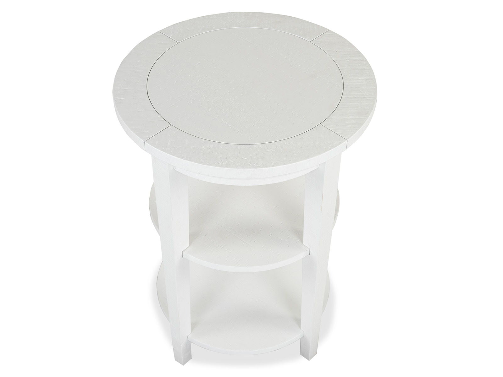 Heron Cove - Round Accent End Table - Chalk White - Image 3