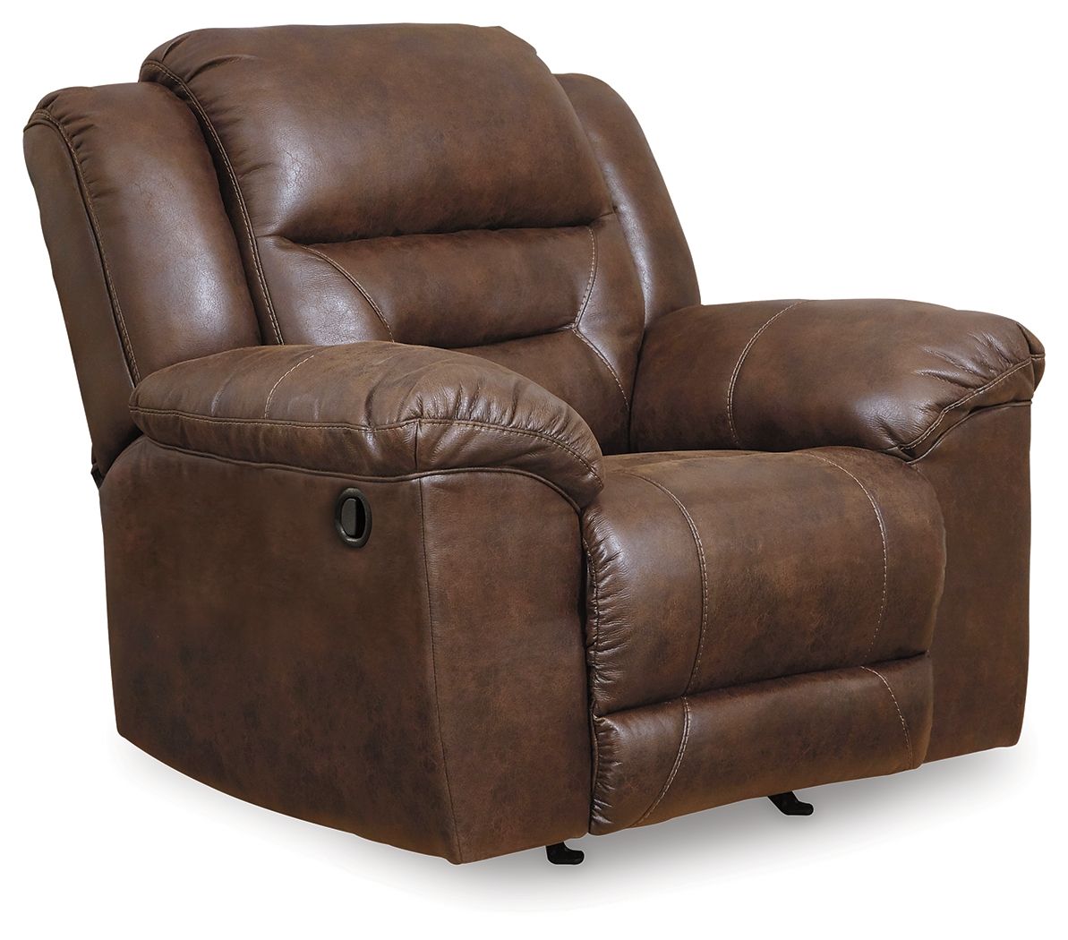 Stoneland – Rocker Recliner – Faux Leather – Chocolate