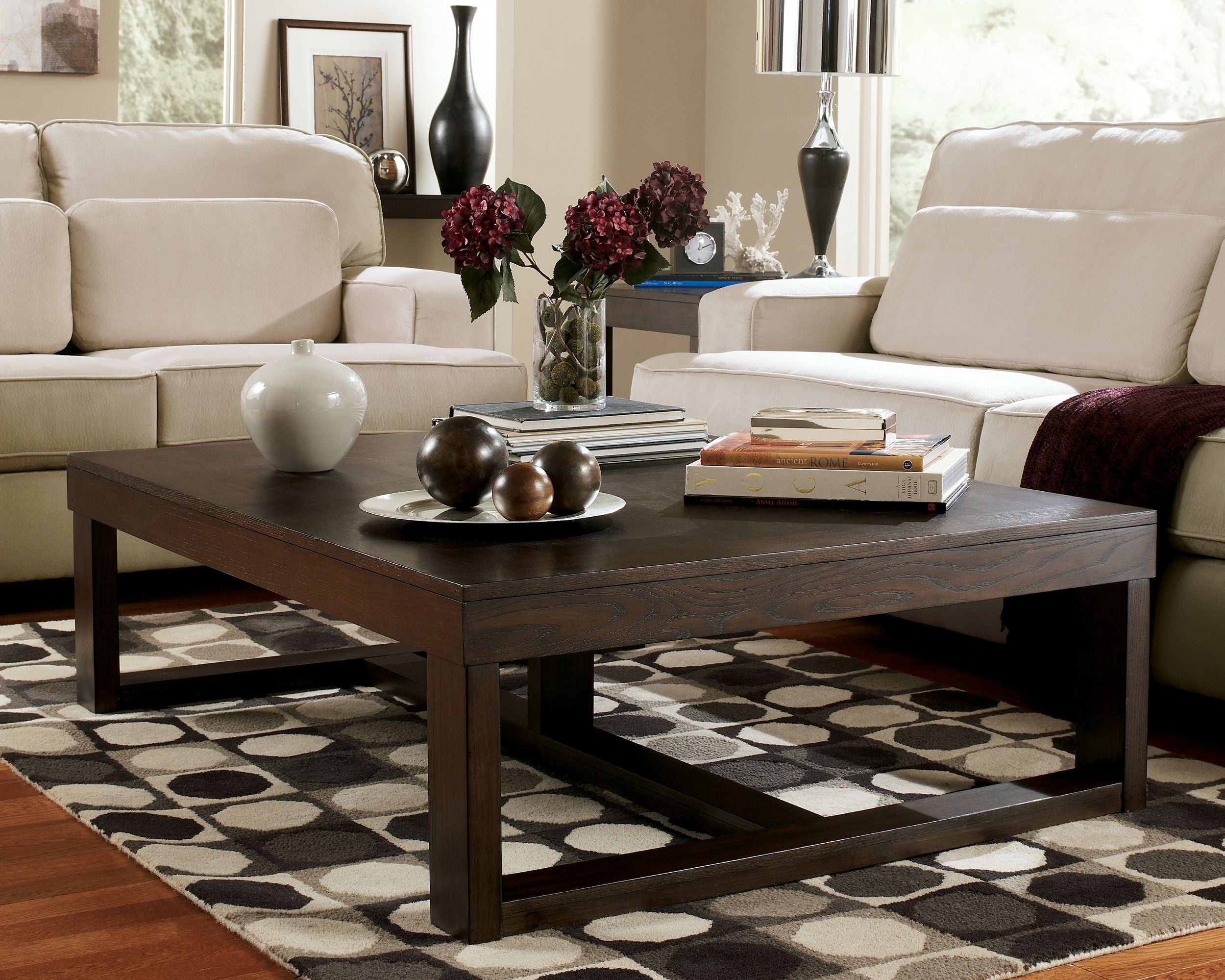 Watson - Rectangular Cocktail Table - Dark Brown - Image 1
