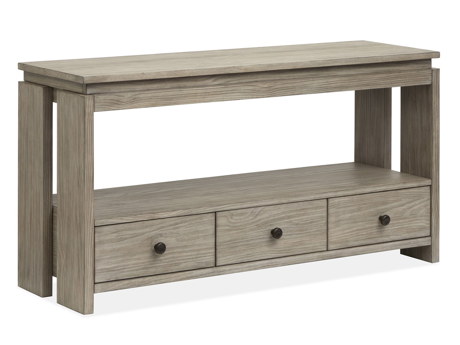 Conrad – Rectangular Sofa Table – Stone Harbor Gray