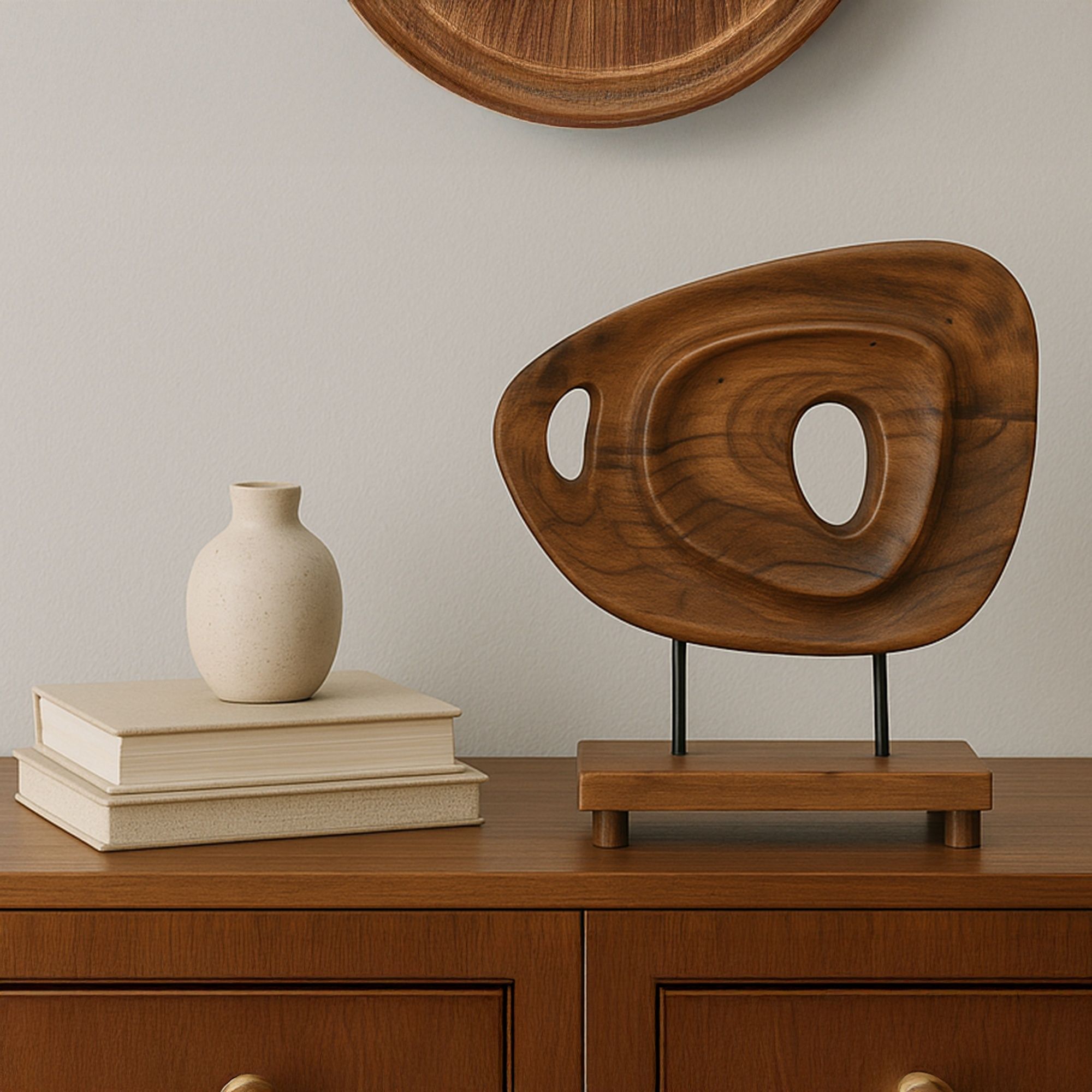 Saddler -Sculpture - Natural Acacia - Image 2