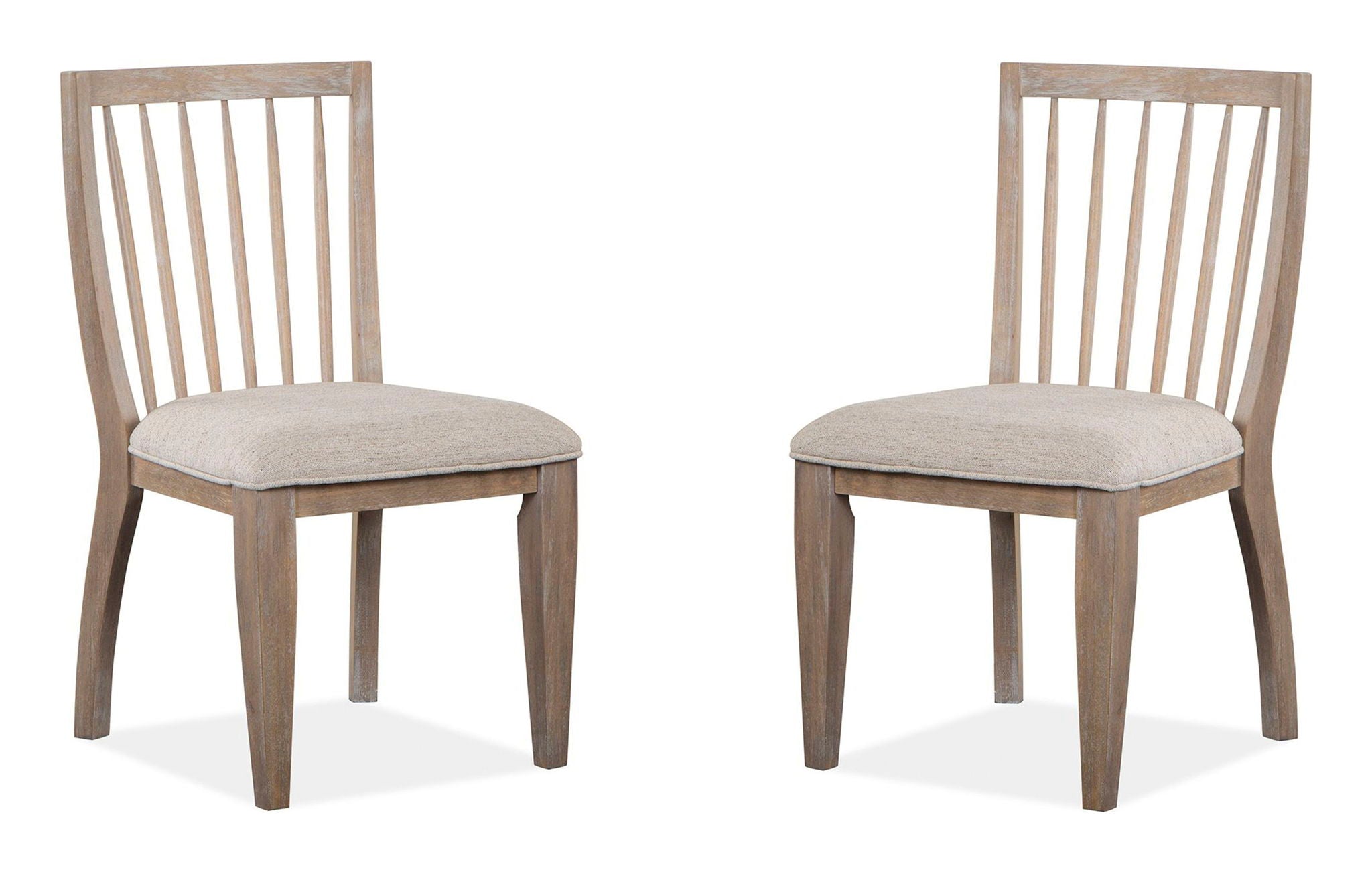 Ainsley - Dining Side Chair With Upholstered Seat (Set of 2) - Cerused Khaki - Image 1