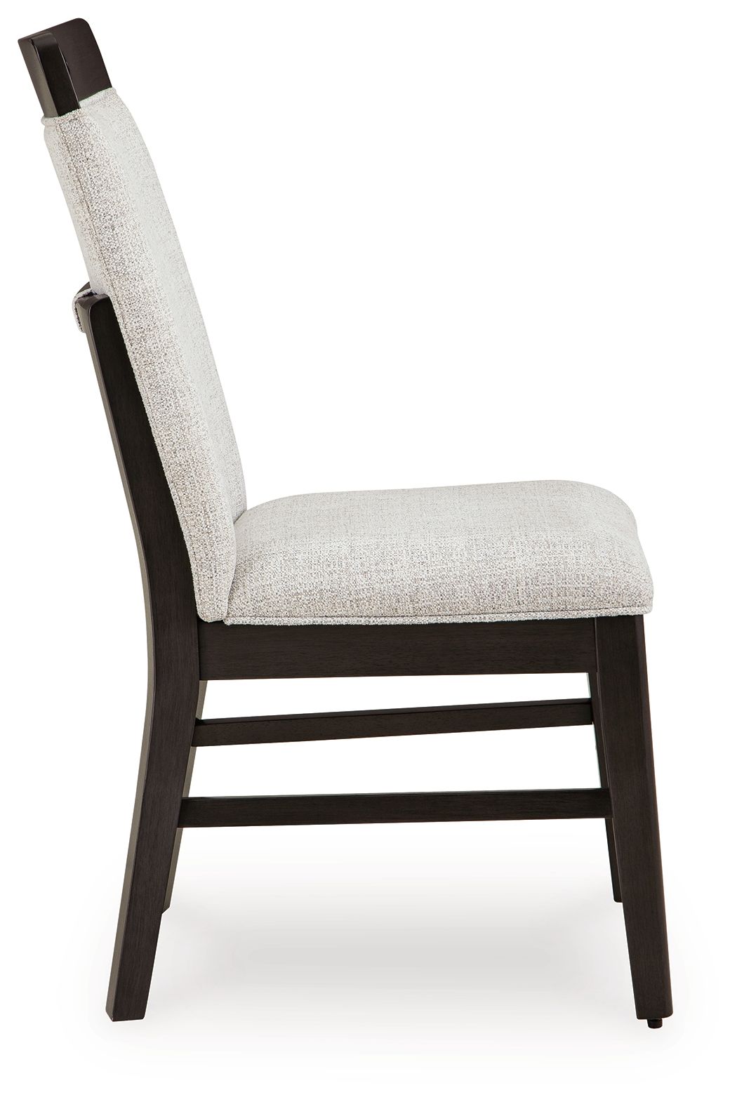 Neymorton - Dining Upholstered Side Chair (Set of 2) - Light Gray / Brown - Image 2