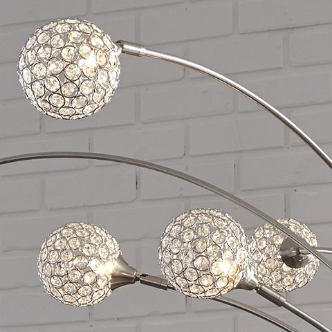 Winter - Metal Arc Lamp  - Silver Finish - Image 3