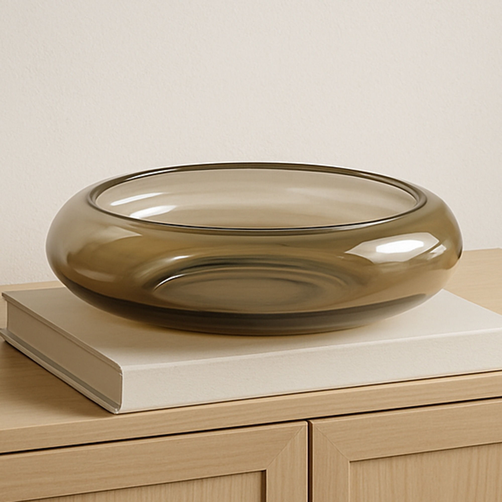 Polene - Glass Bowl Small - Smoky Brown - Image 3