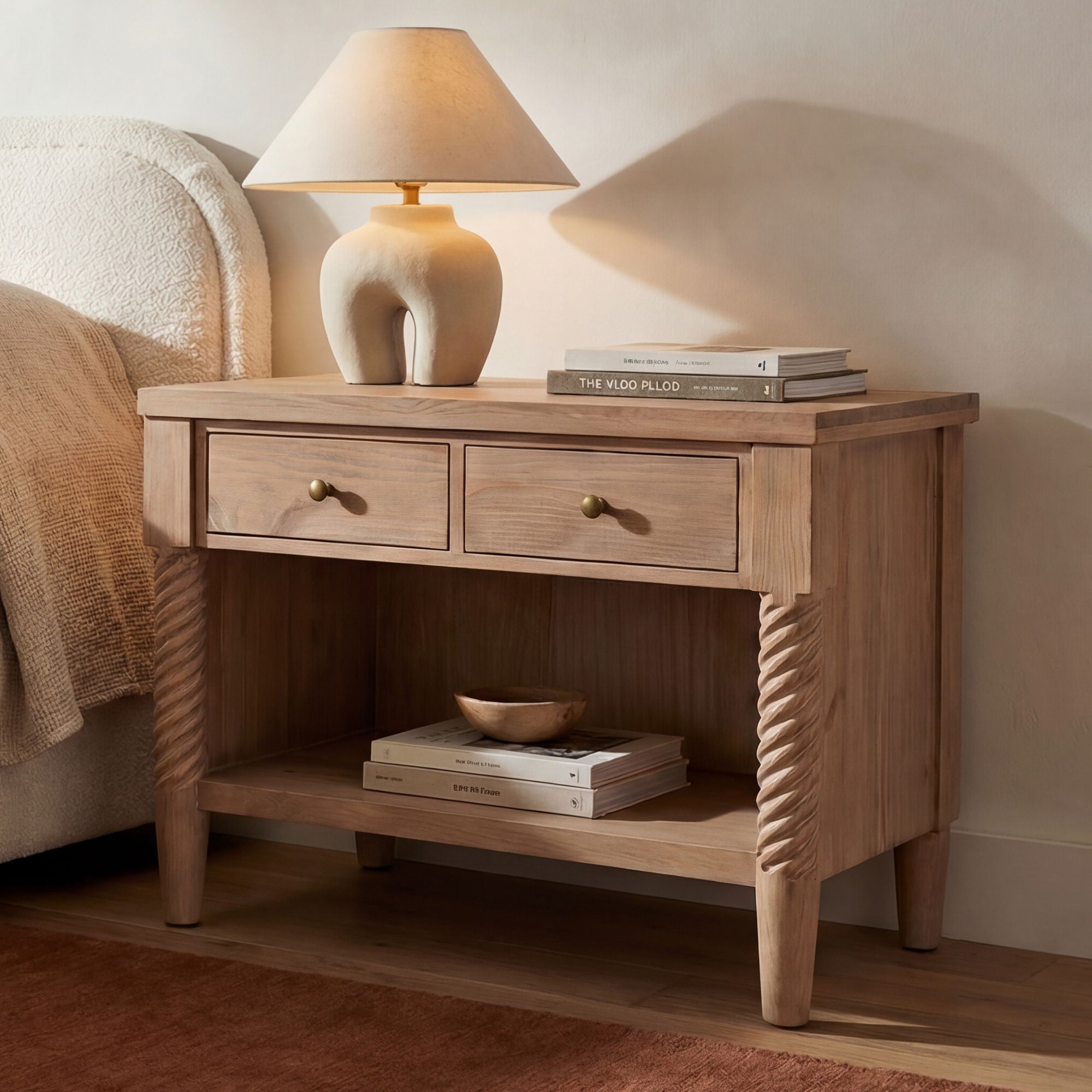 Joni - Nightstand - Natural - Image 1