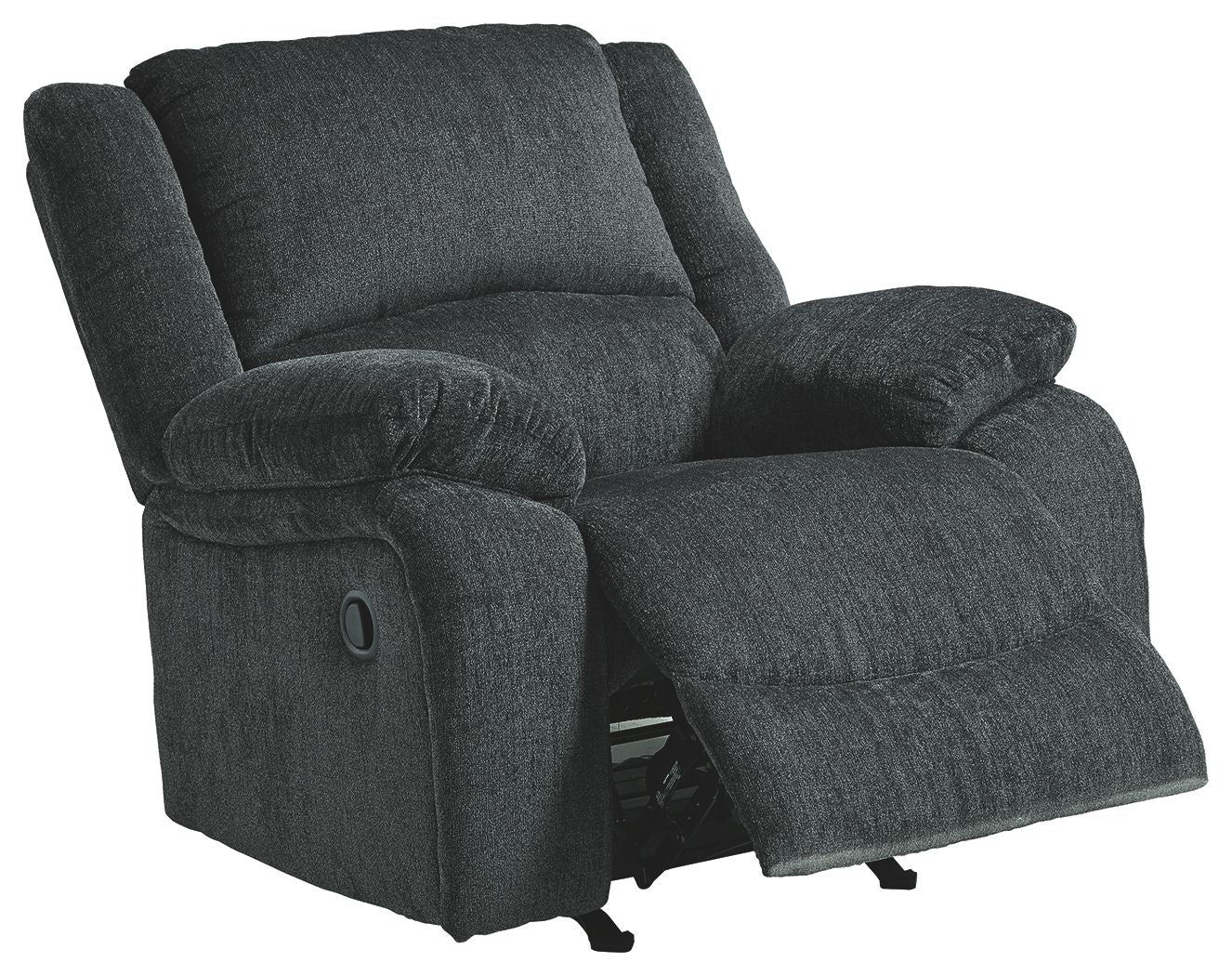 Draycoll - Rocker Recliner - Fabric - Slate - Image 3
