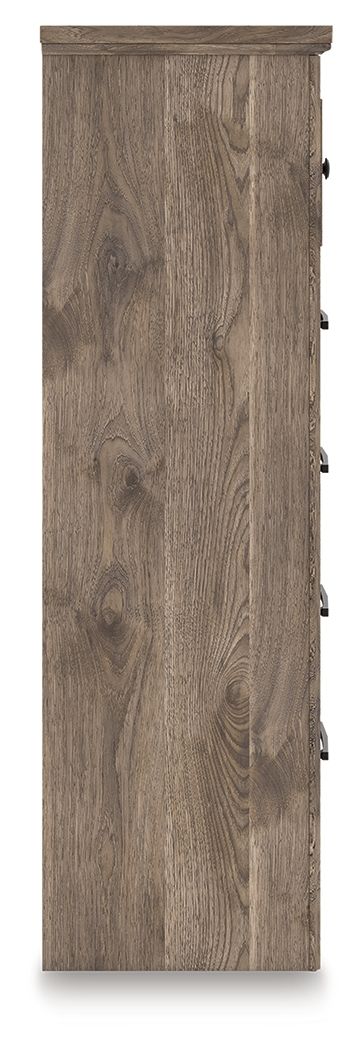 Rusticott - Five Drawer Chest - Brown - Image 2