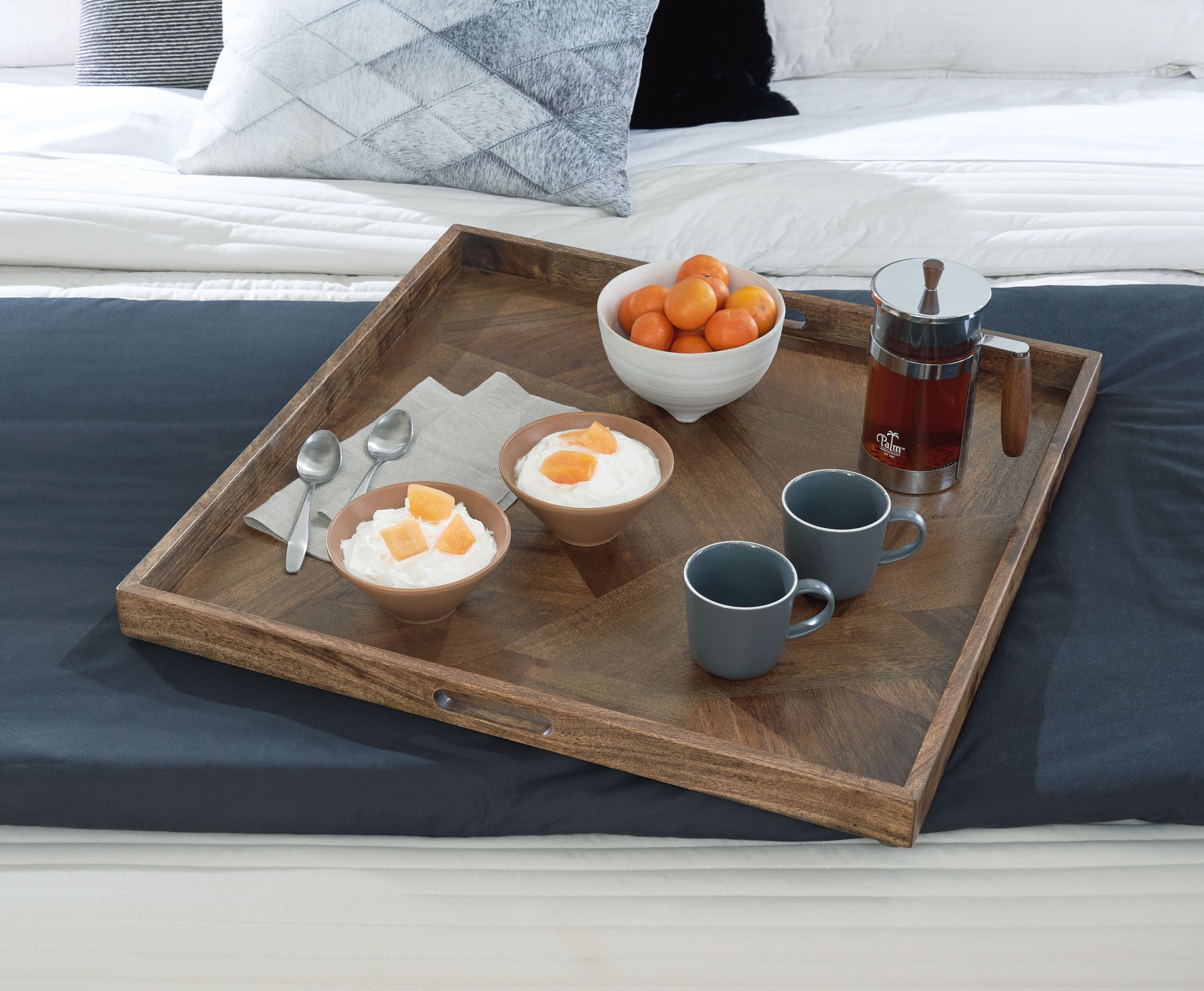 Heddford - Tray - Brown - Image 2
