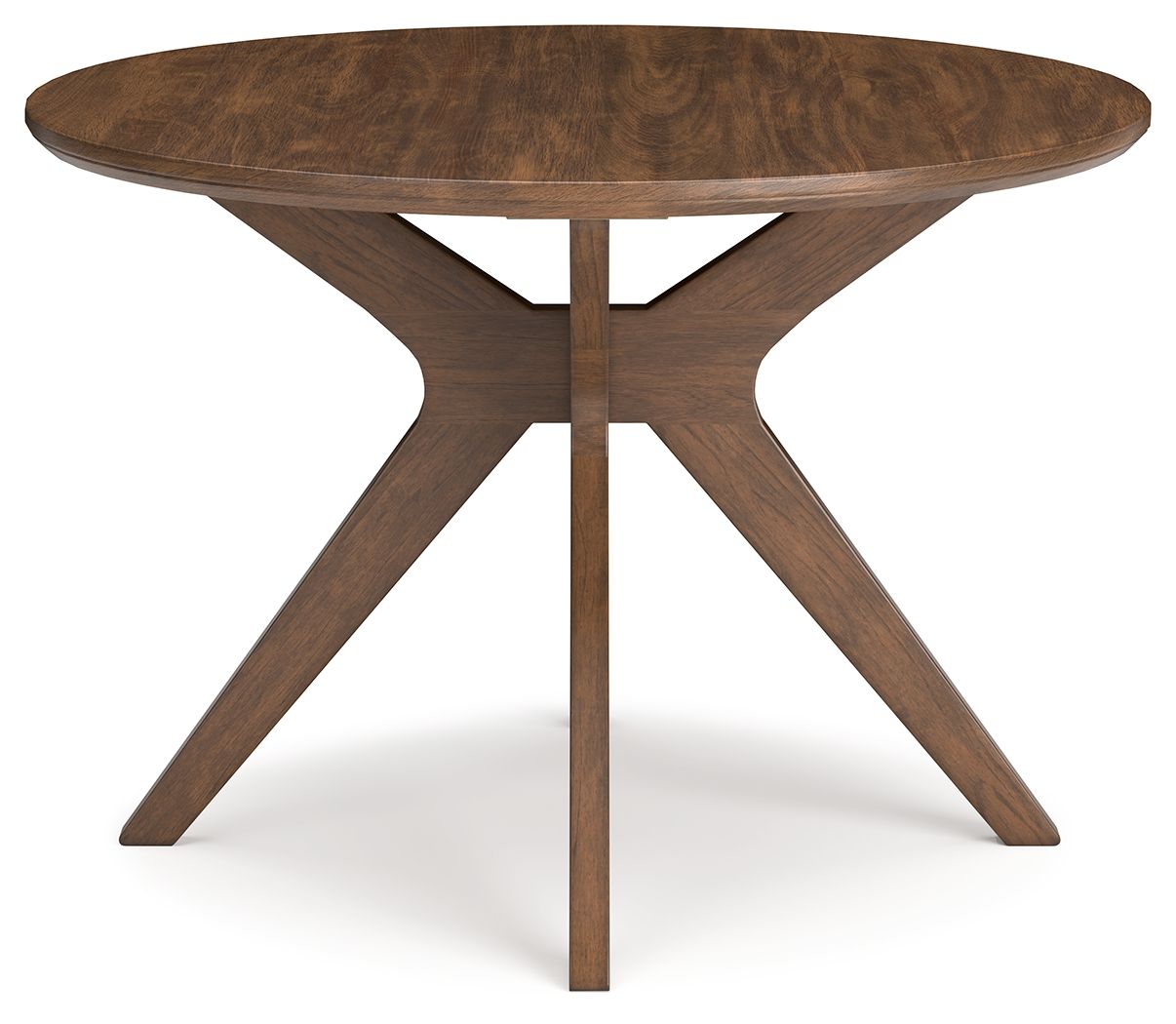 Lyncott - Round Dining Room Table - Brown - Image 2