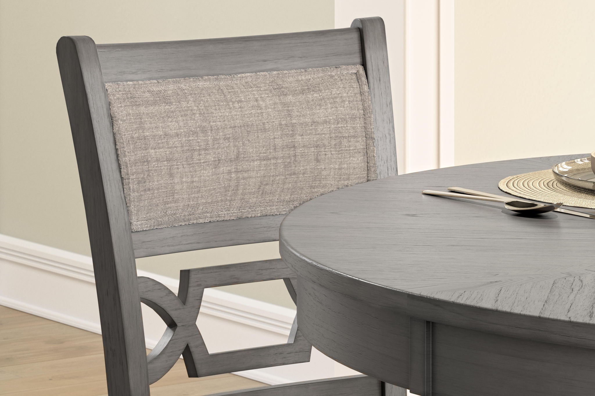 Wrenning - Drm Counter Table Set (Set of 5) - Gray - Image 2