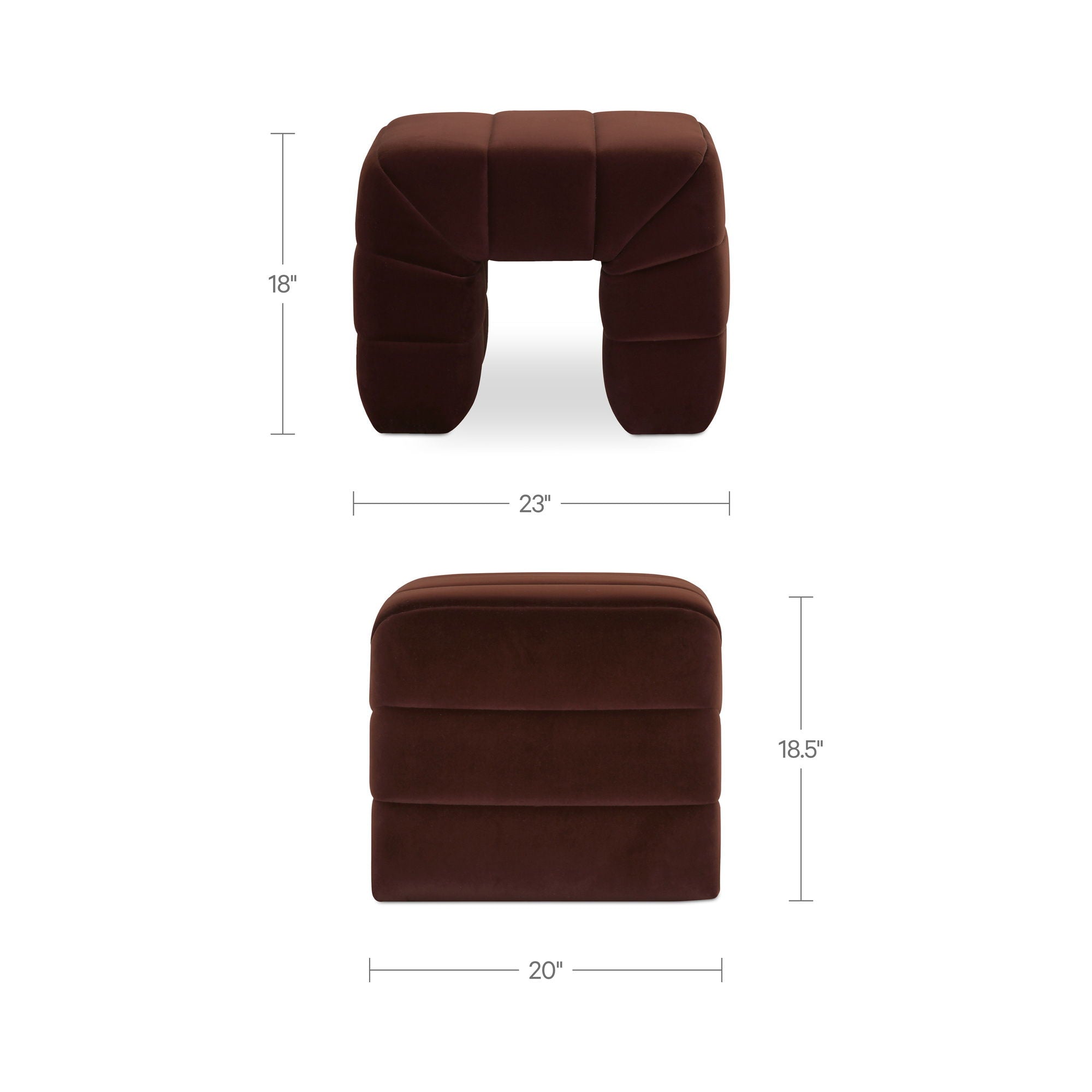 Verity - Stool - Warm Brown - Image 2