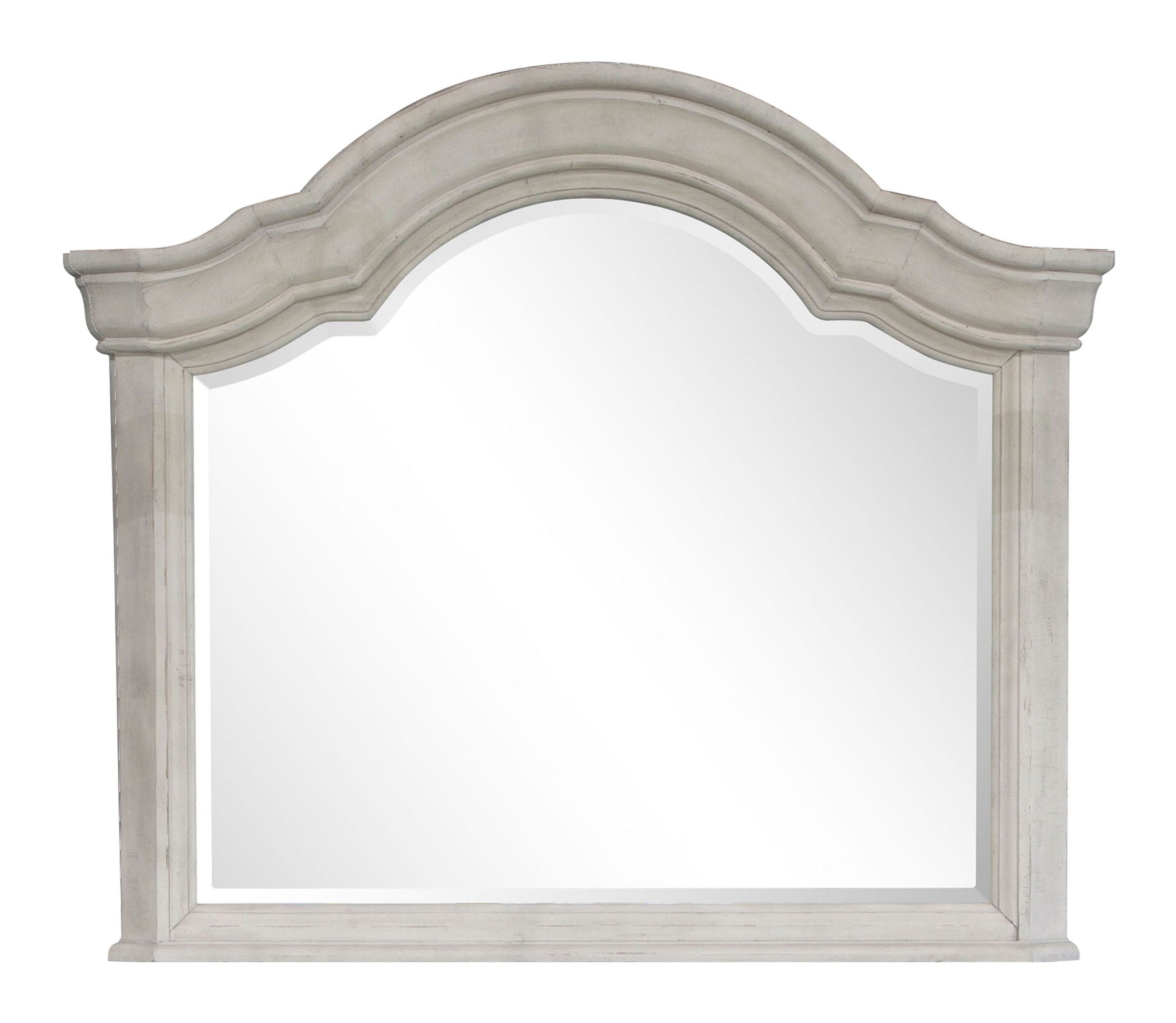 Bronwyn – Shaped Mirror – Alabaster