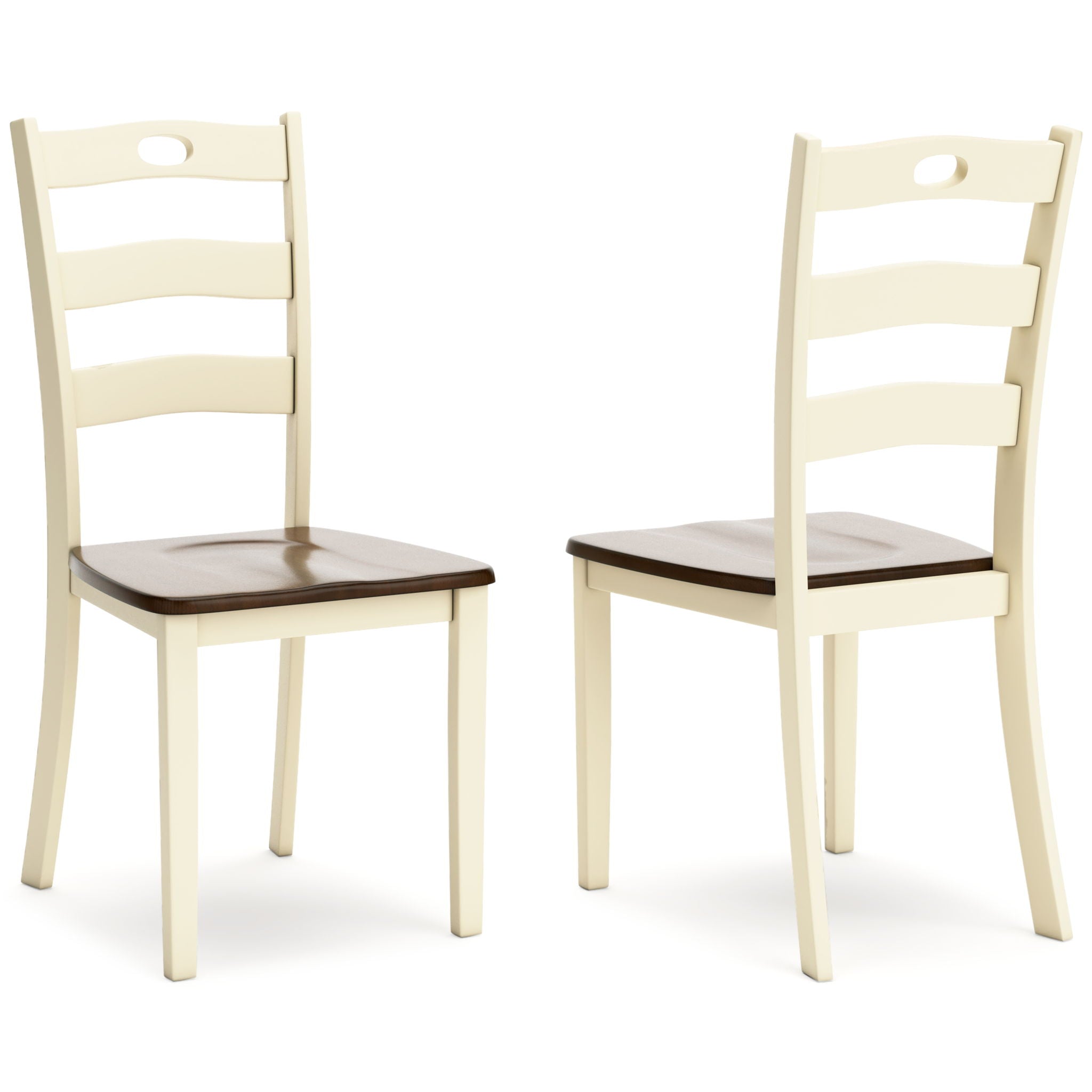 Woodanville - Dining Room Side Chair (Set of 2) - Cream / Brown - Image 1