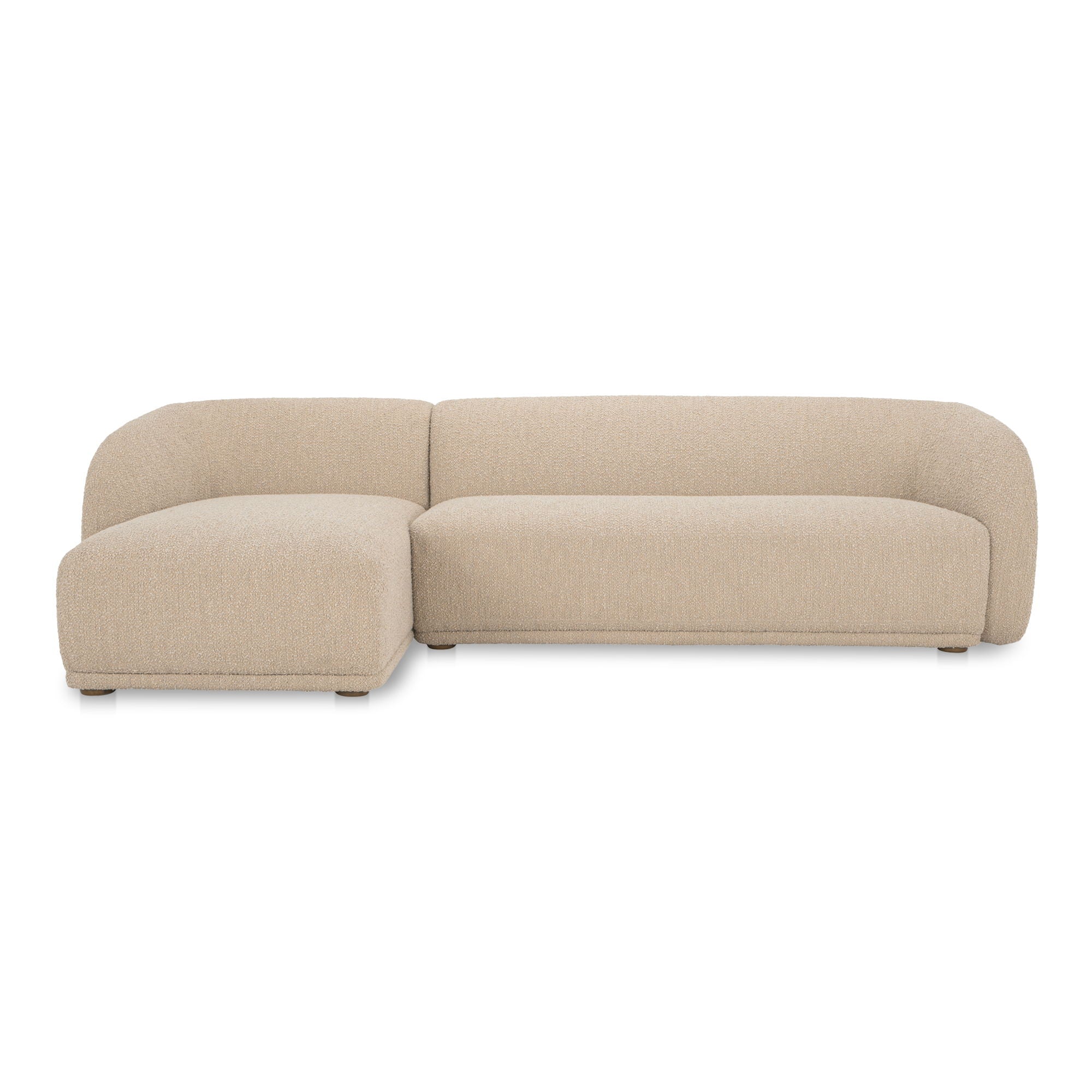Faye - Left Sectional - Beige - Image 1