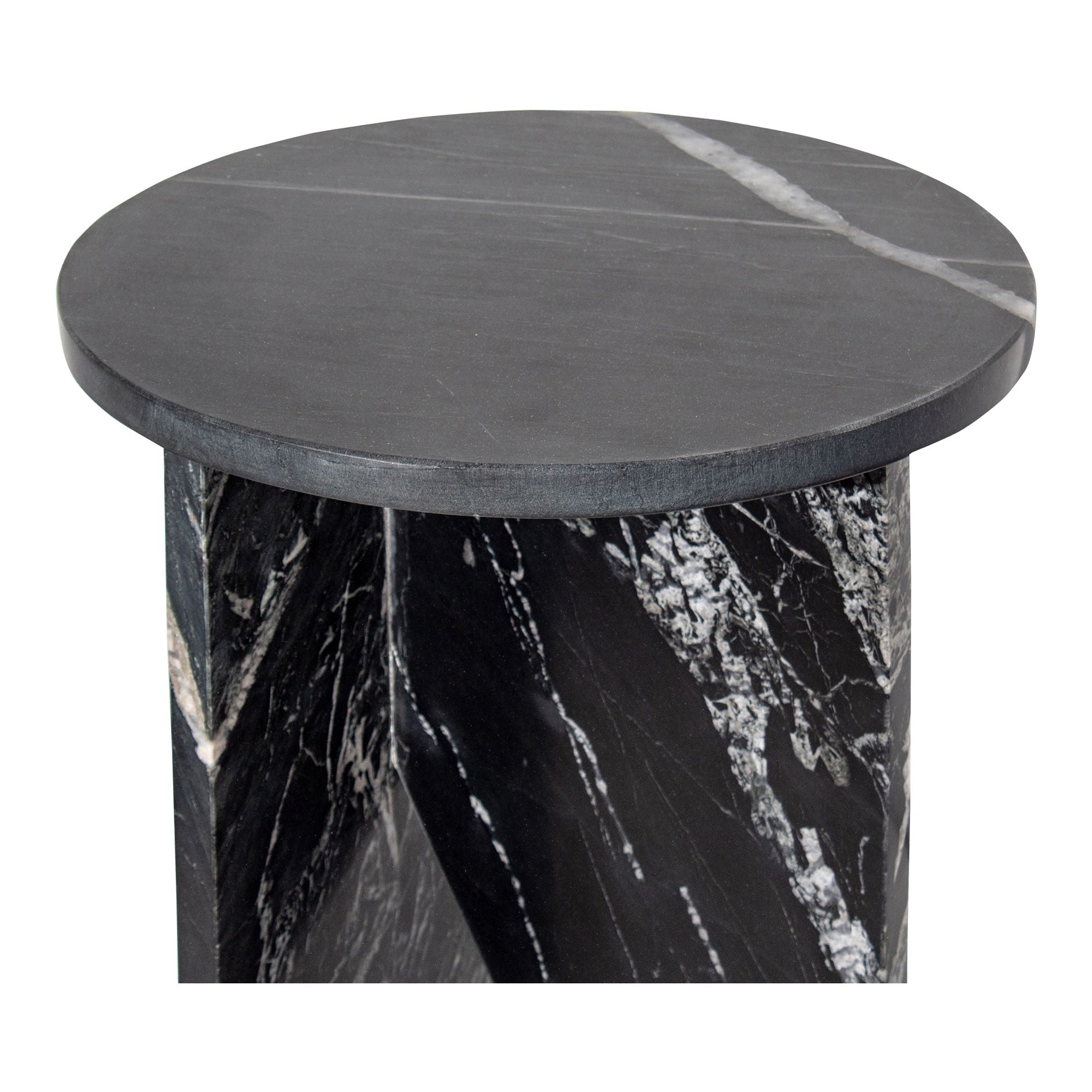 Grace - Marble Accent Table - Black - Image 2