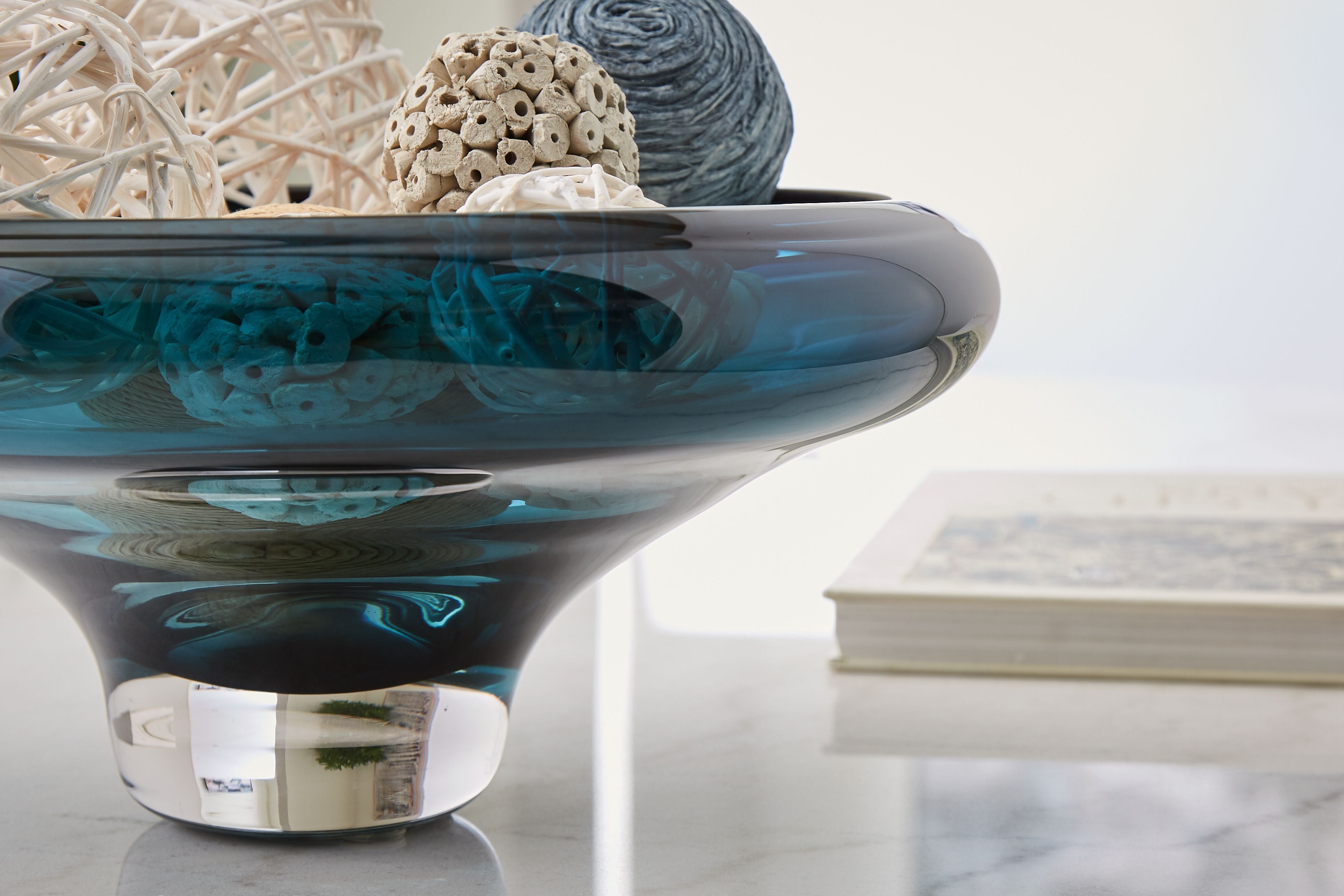Vallborough - Bowl - Teal Blue - Image 3