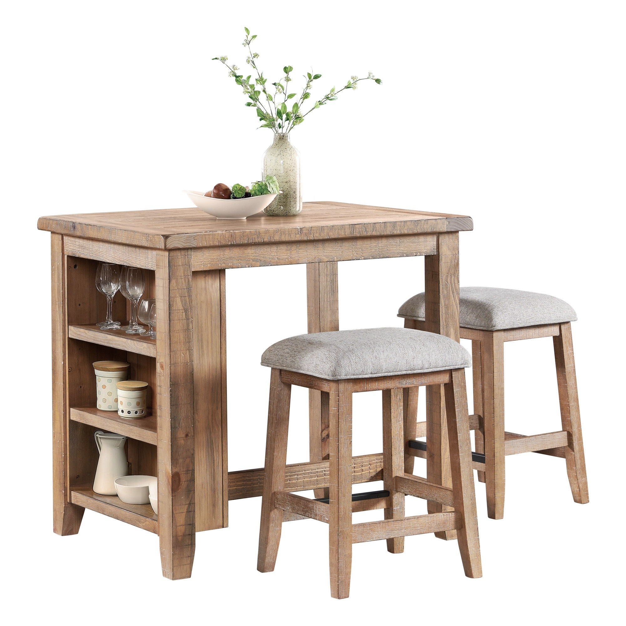 Highland - Backless Stool - Sandwash - Image 3