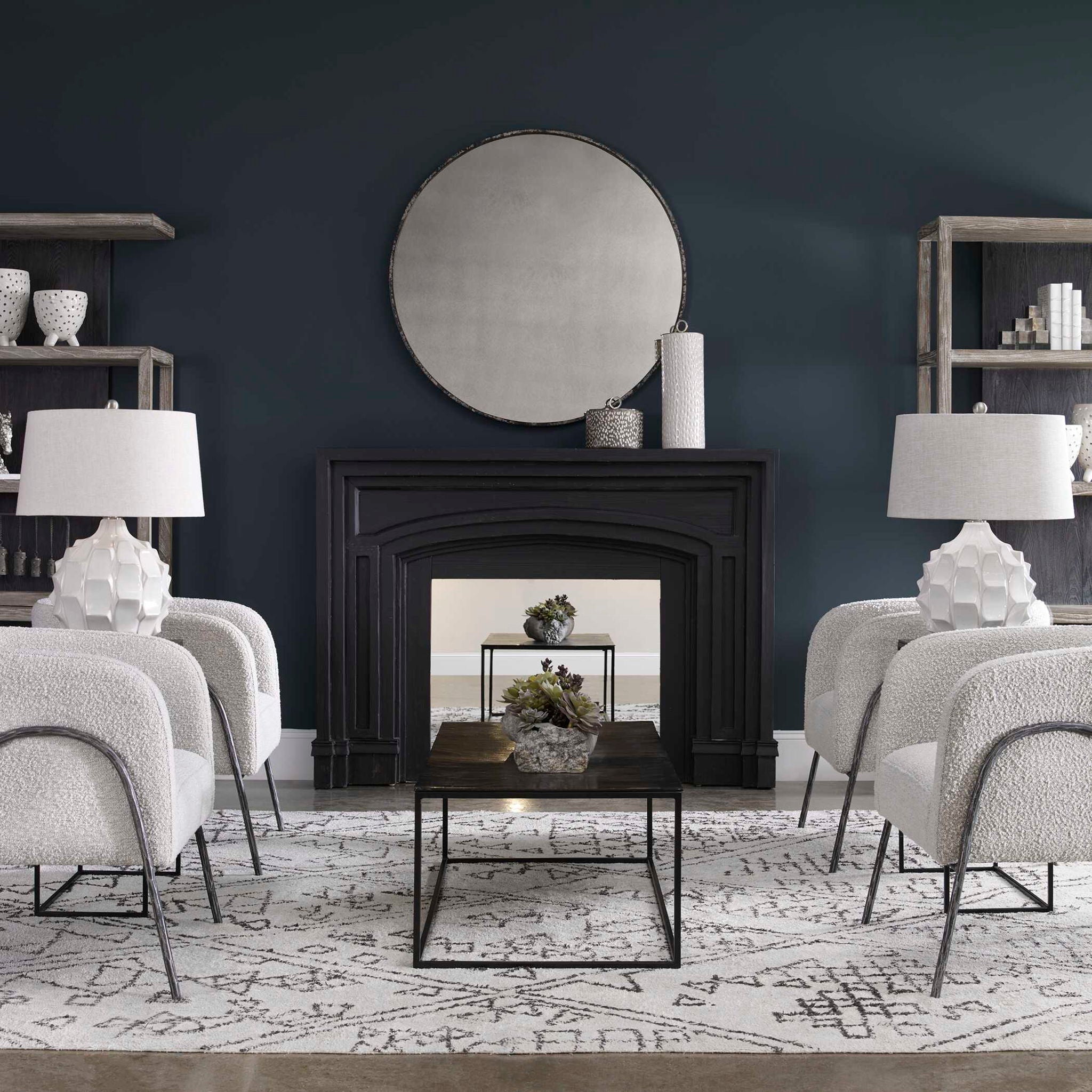 Guerina - Scalloped Lamp - White - Image 3
