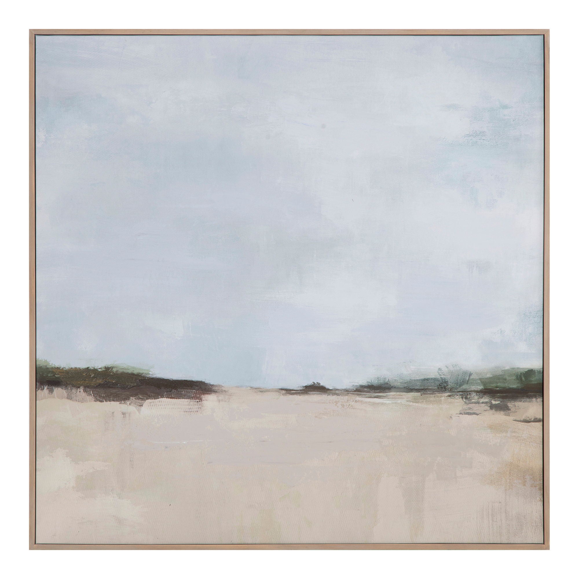 Grasslands - Framed Painting - White - Image 1