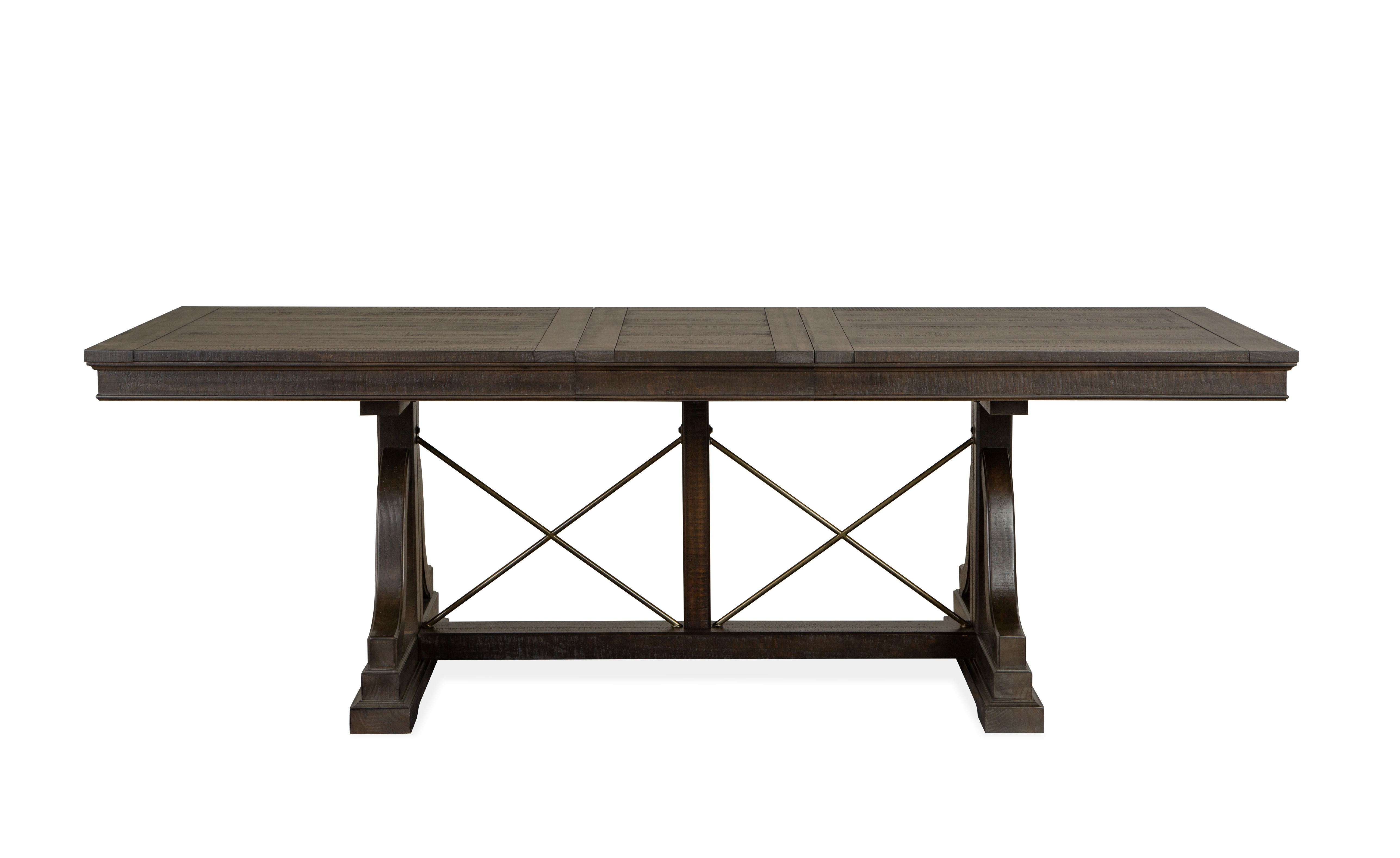 Westley Falls – Trestle Dining Table – Graphite