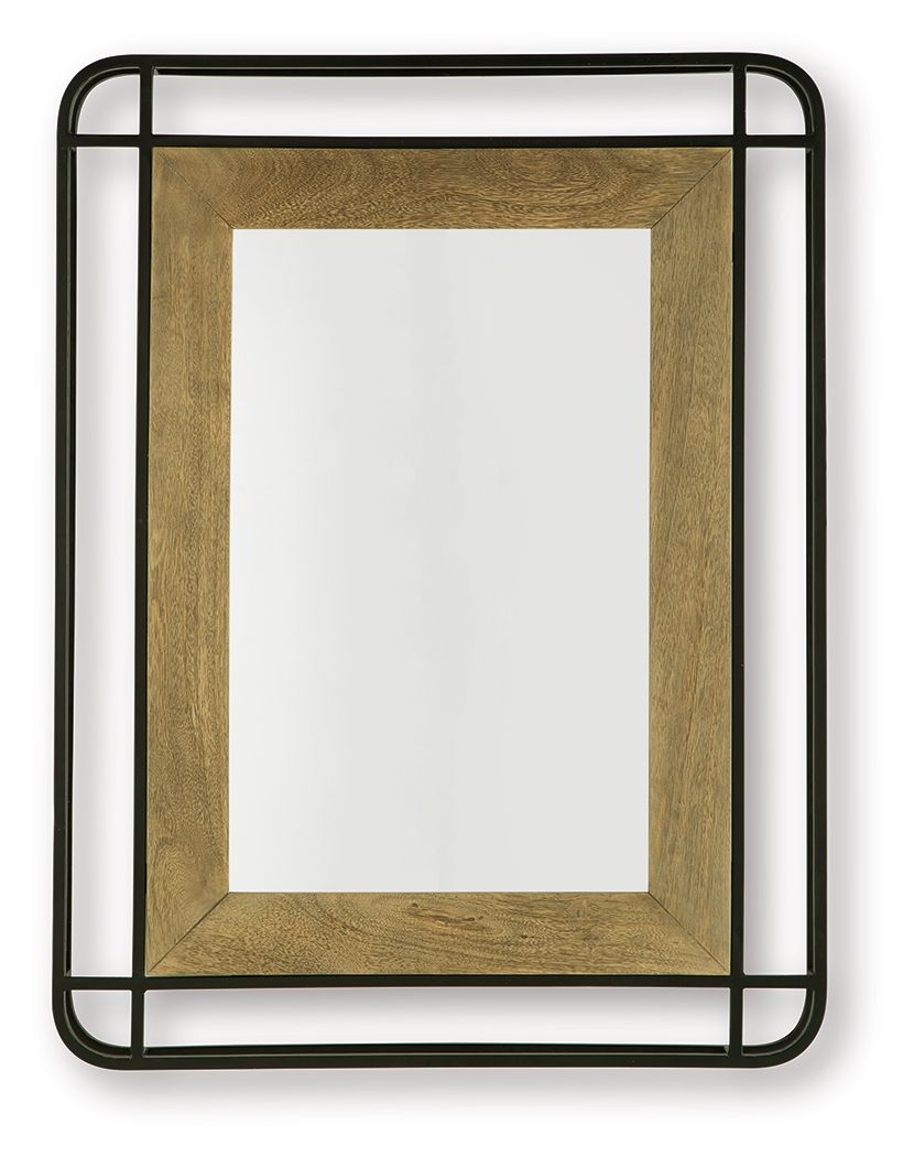Beelman – Accent Mirror – Black / Brown