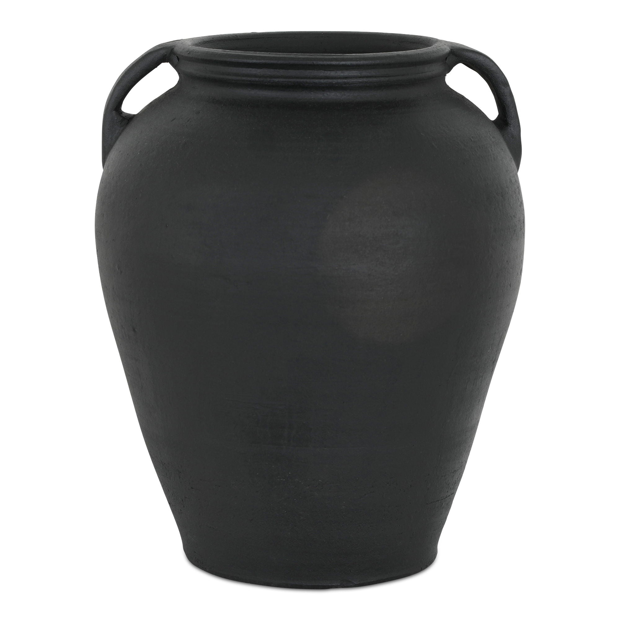 Jovi – Terracotta Vase – Black