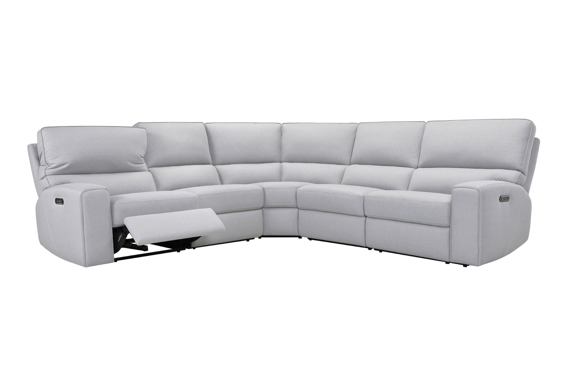 Stylish Grey Sectional - Image 3