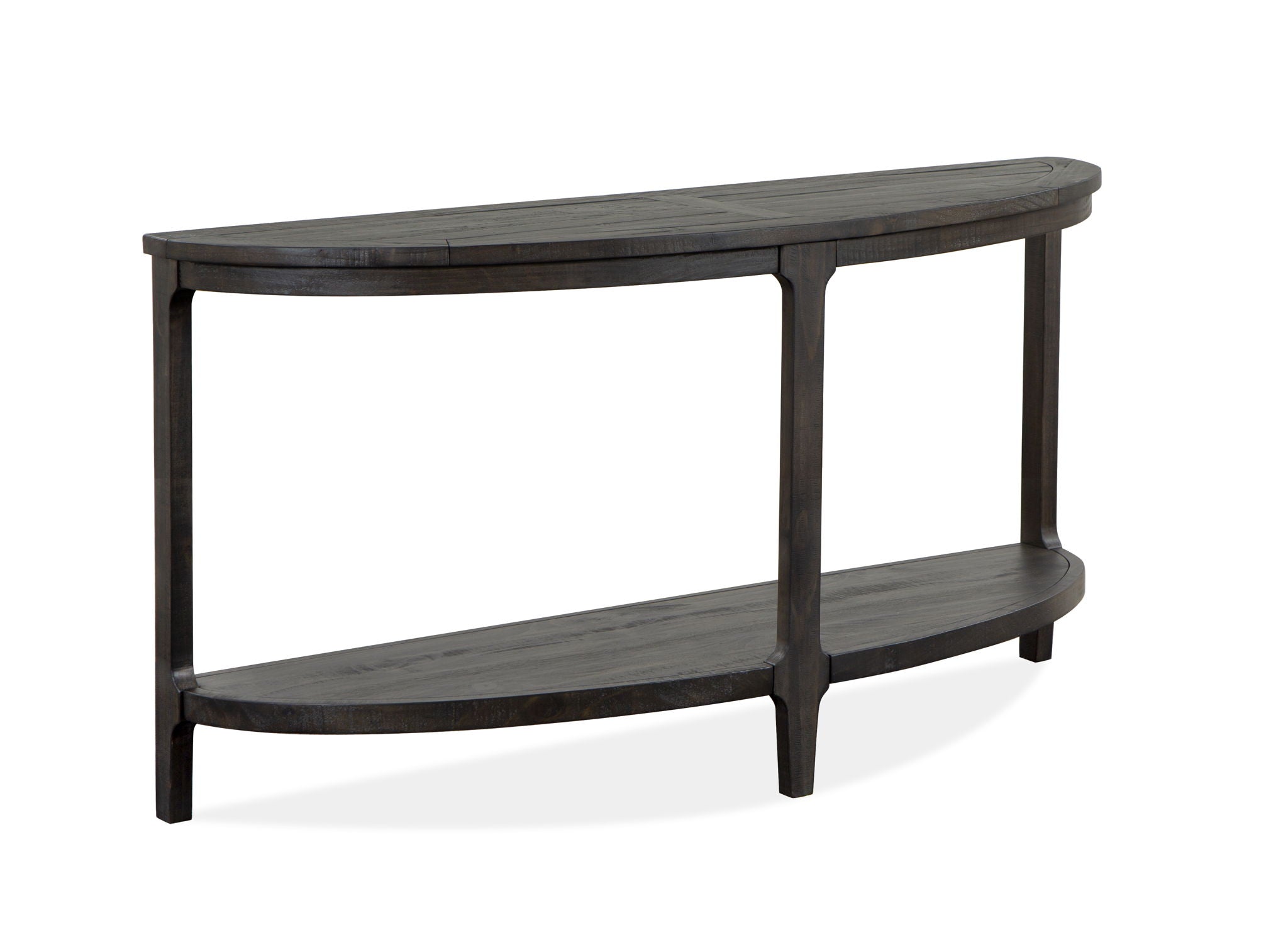 Boswell – Demilune Sofa Table – Peppercorn
