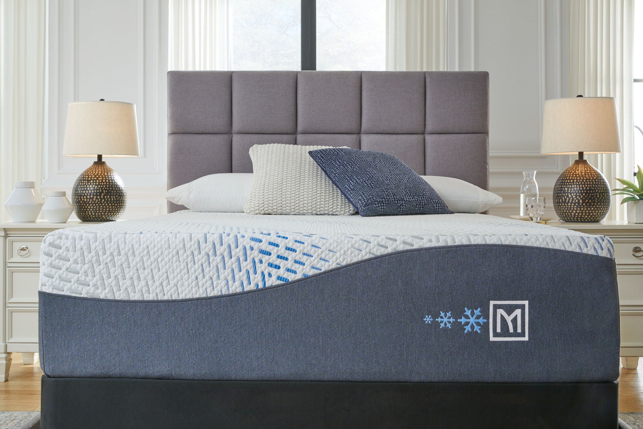 Millennium - Cushion Firm Gel Hybrid Mattress, Foundation - Image 1