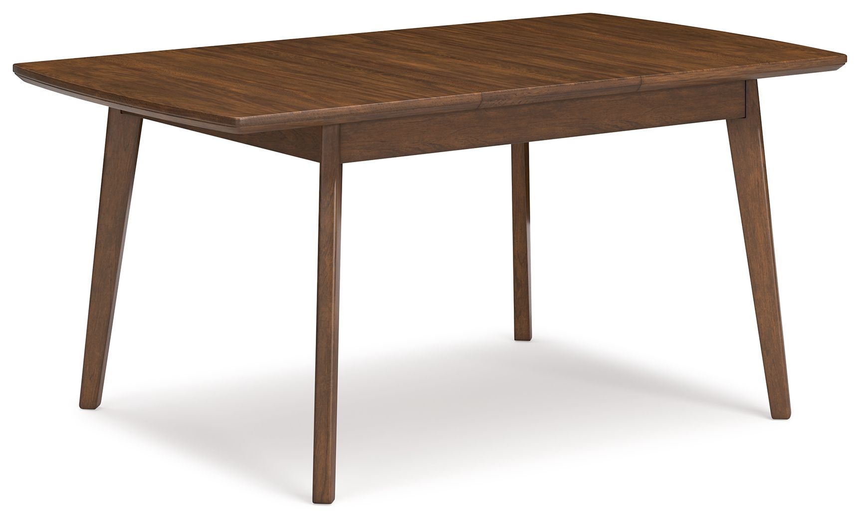Lyncott - Rectangular Dining Room Butterfly Extension Table - Brown - Image 1