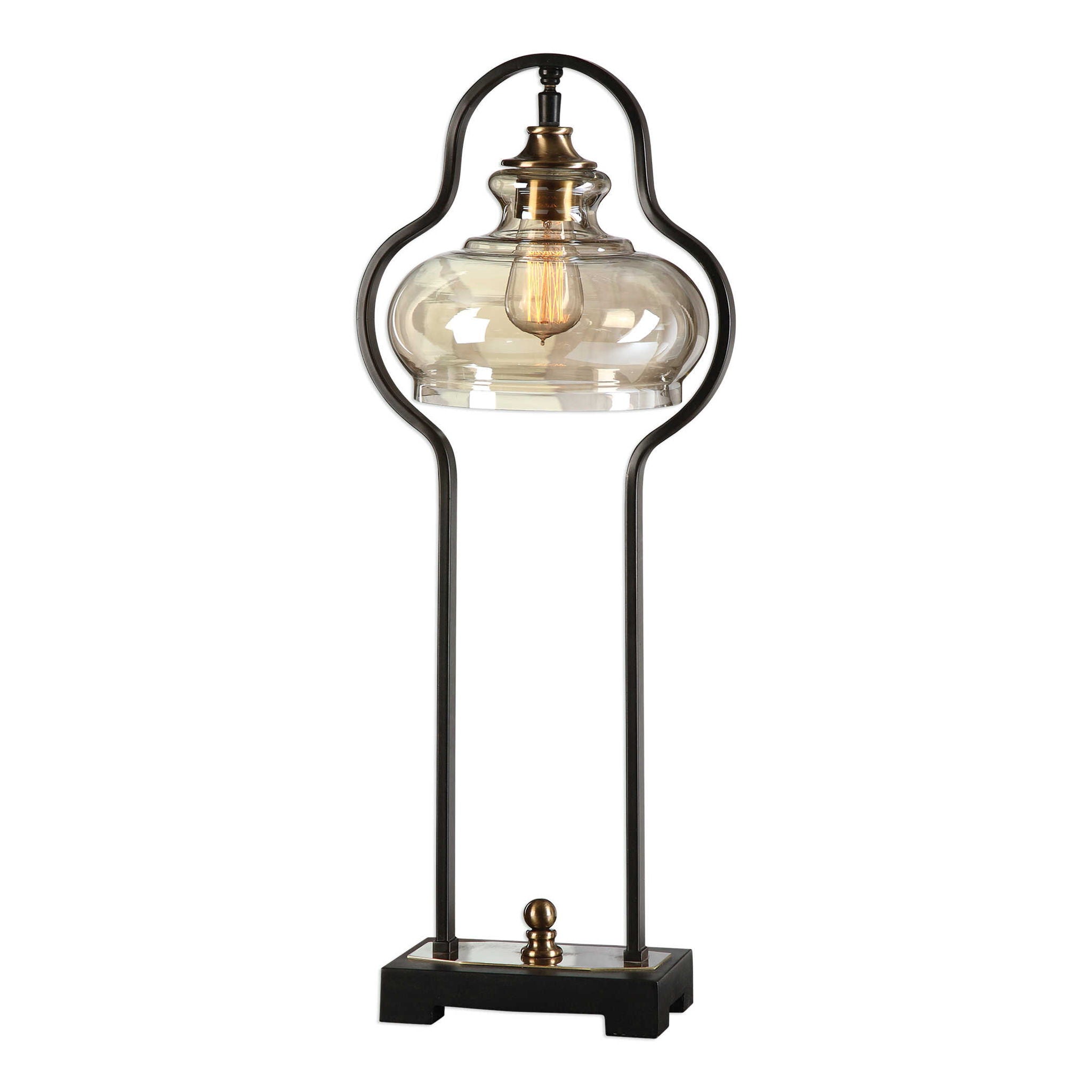 Cotulla - Desk Lamp - Aged Black - Image 1