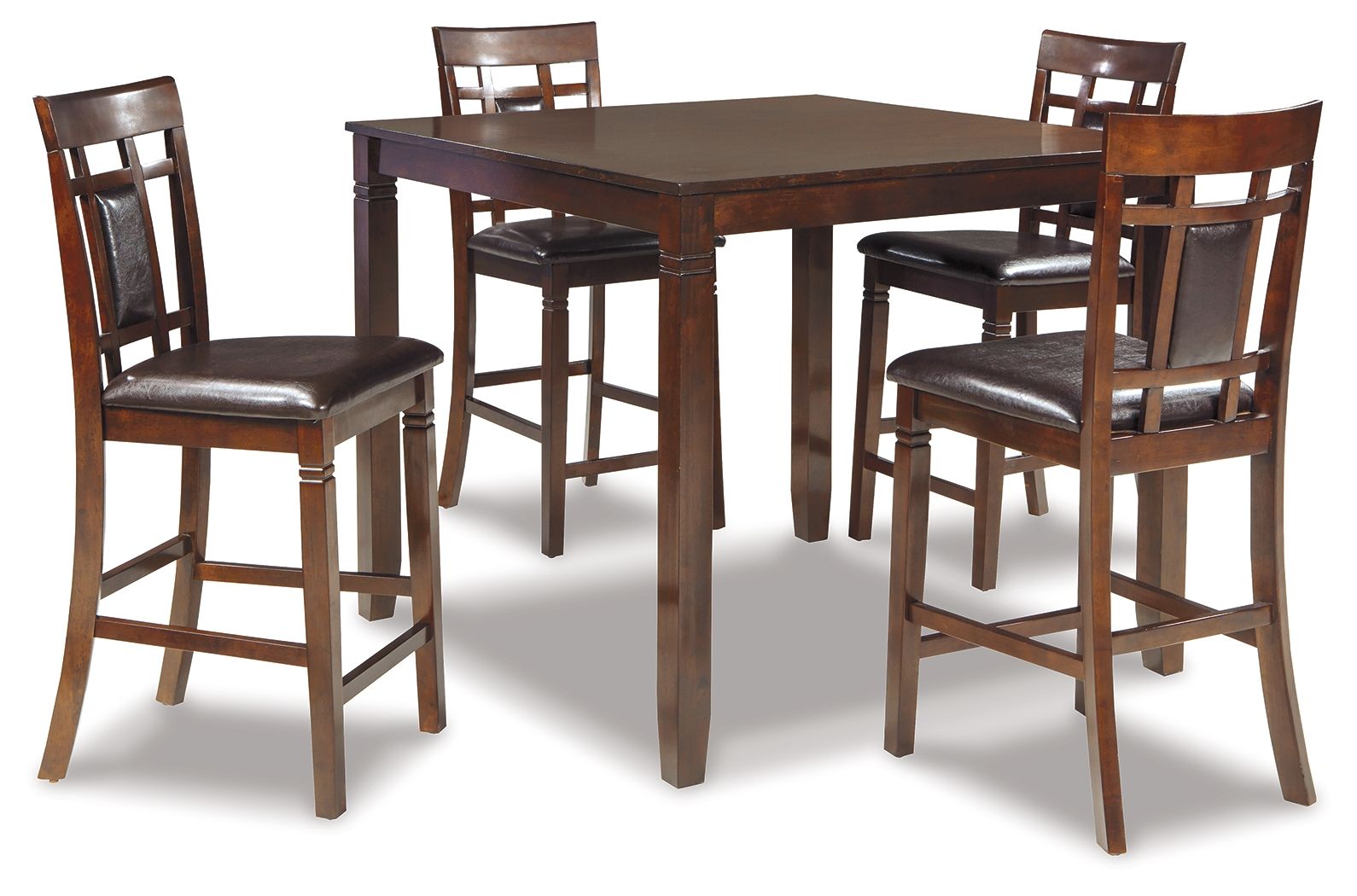 Bennox – DRM Counter Table Set (Set of 5) – Brown