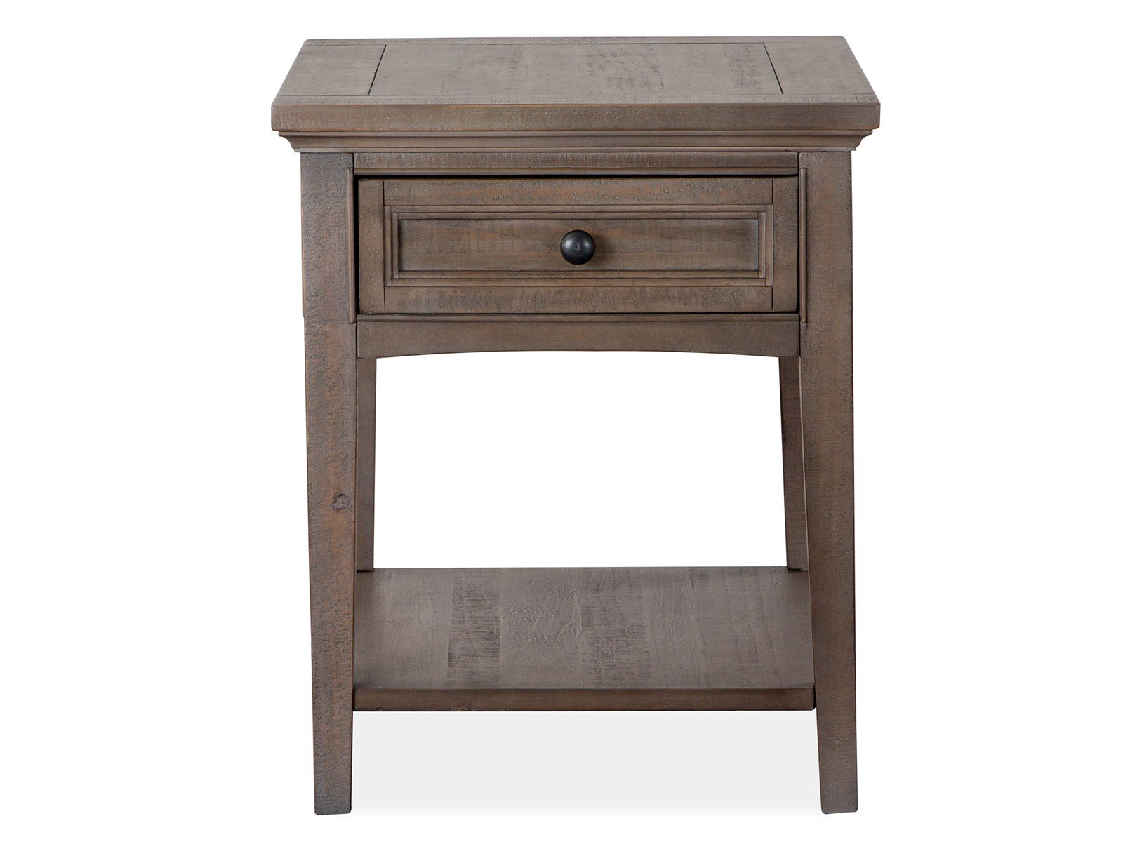 Paxton Place - Rectangular End Table - Dovetail Gray - Image 1