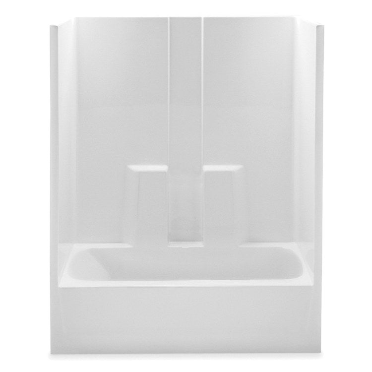 Tub and Shower Module 60 x 32 x 78-1/4 Inch Acrylic Left Drain White - Image 1