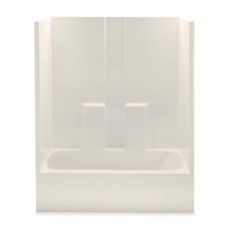 Tub and Shower Module 60 x 32 x 78-1/4 Inch Acrylic Right Drain Biscuit
